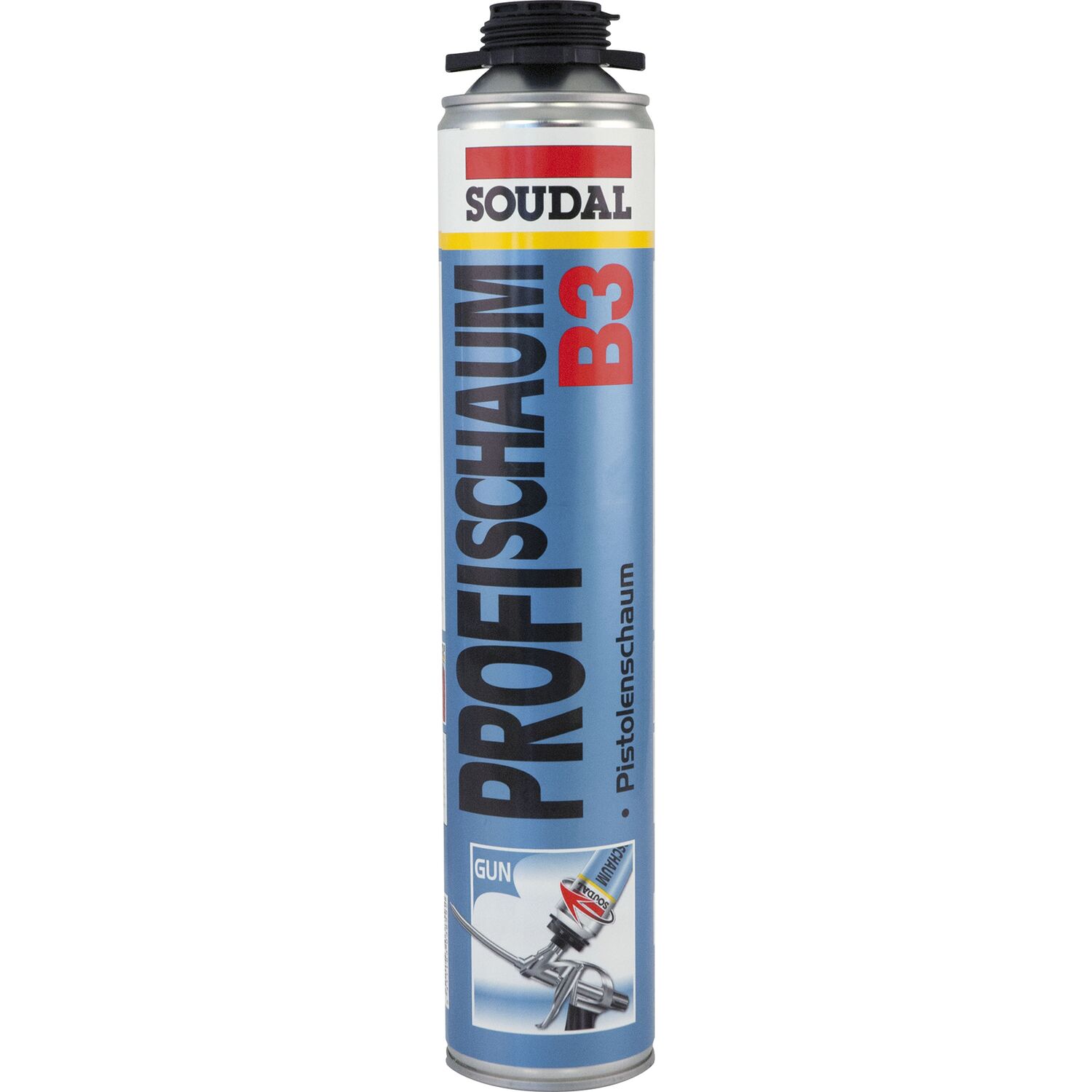 SOUDAL Pistolenschaum Soudafoam Gun B3 750ml, - 38L Ausbeute
