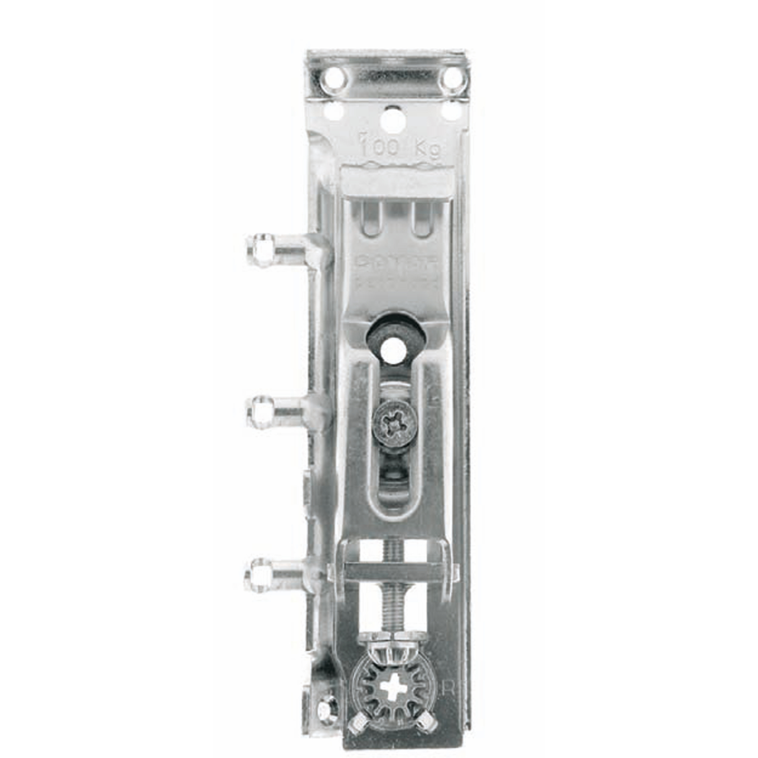 CAMAR Schrankaufhänger 817 links H 18mm T 25mm Stahl verzinkt/Zamak