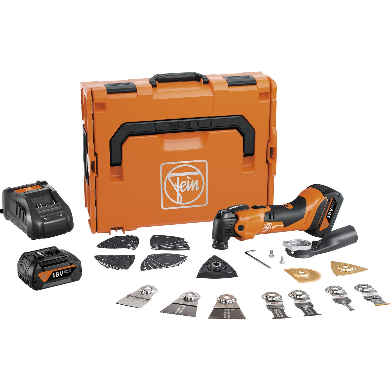Fein Akku-MultiMaster AMM 500 Plus Top 18 Volt / 4,0 Ah (IEC) Li-Ion