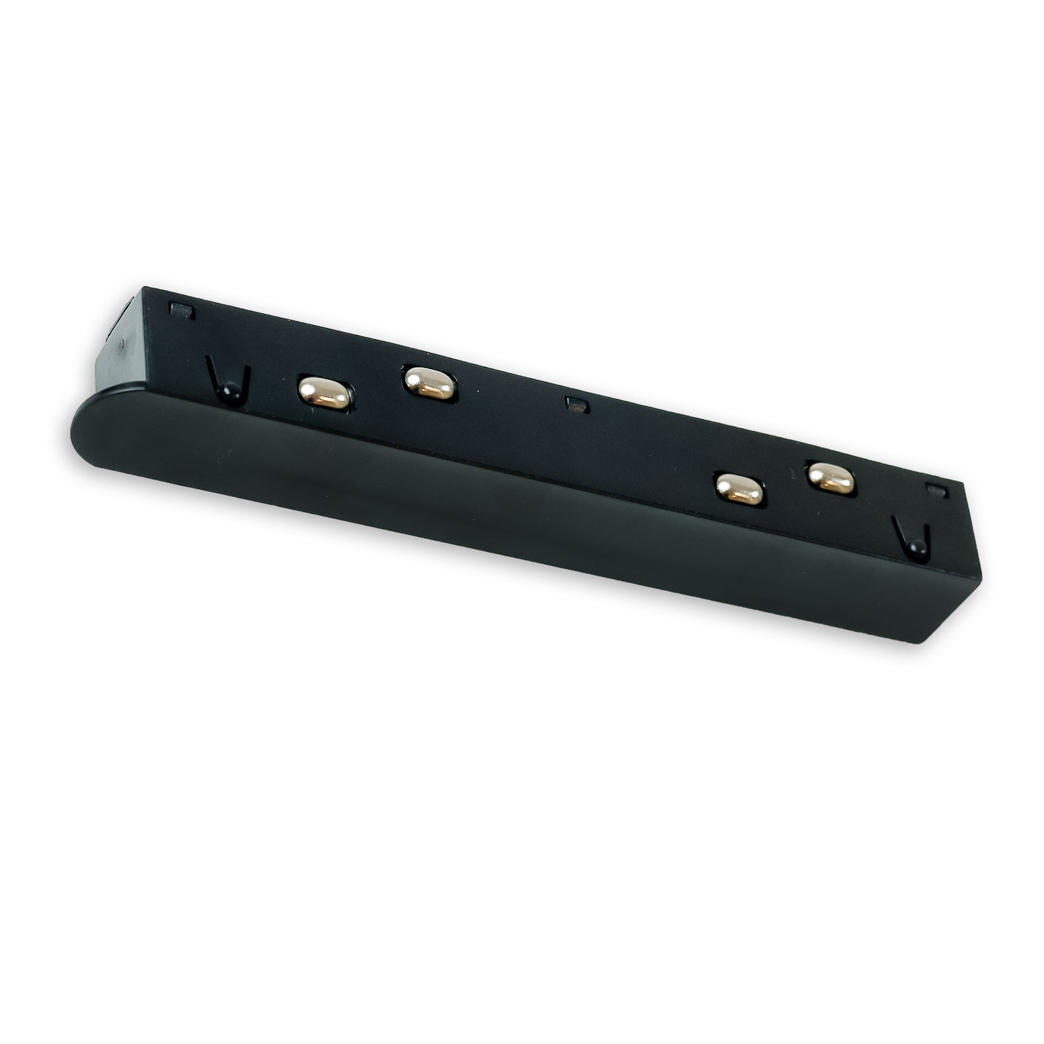 ISOLED Track48 Linear-Verbinder-Mini starr stromführend schwarz max. 6A 4-polig