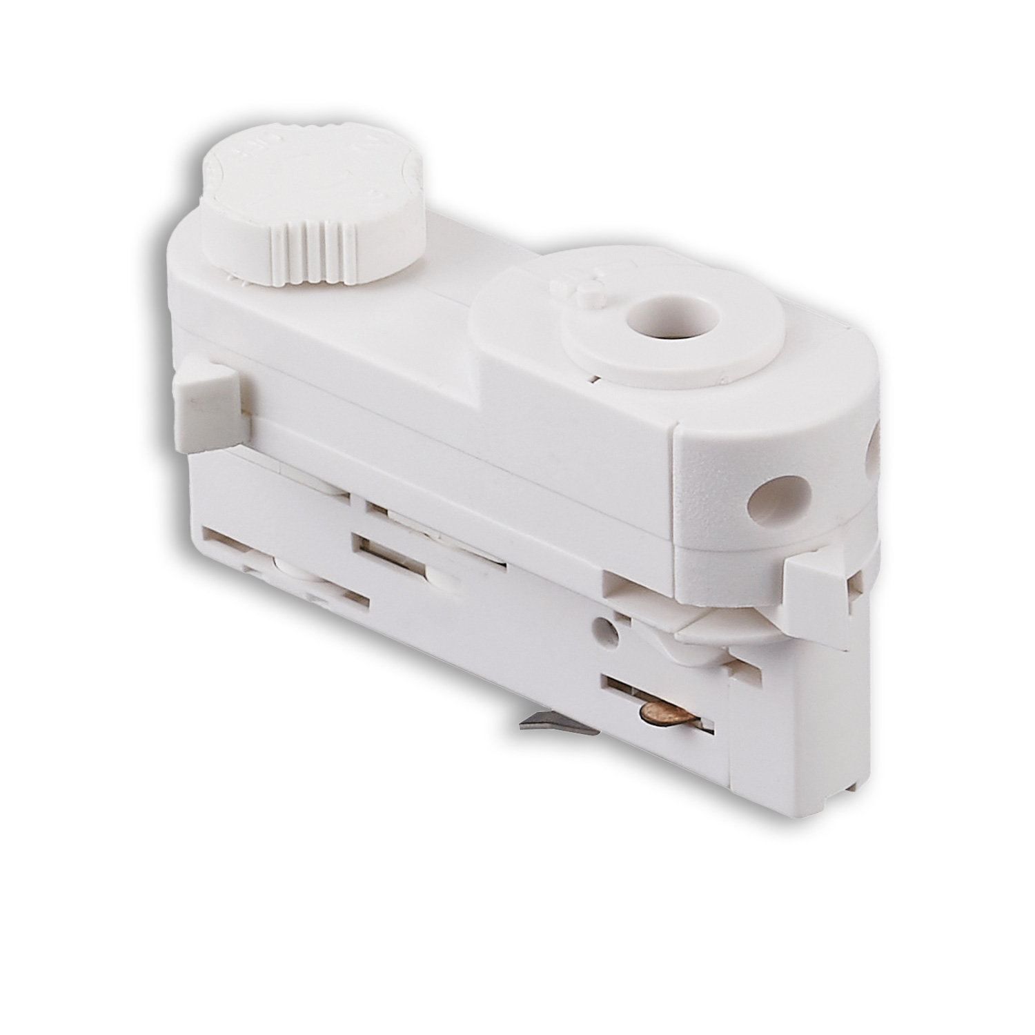 ISOLED 3-Phasen DALI Schiene Universaladapter weiß