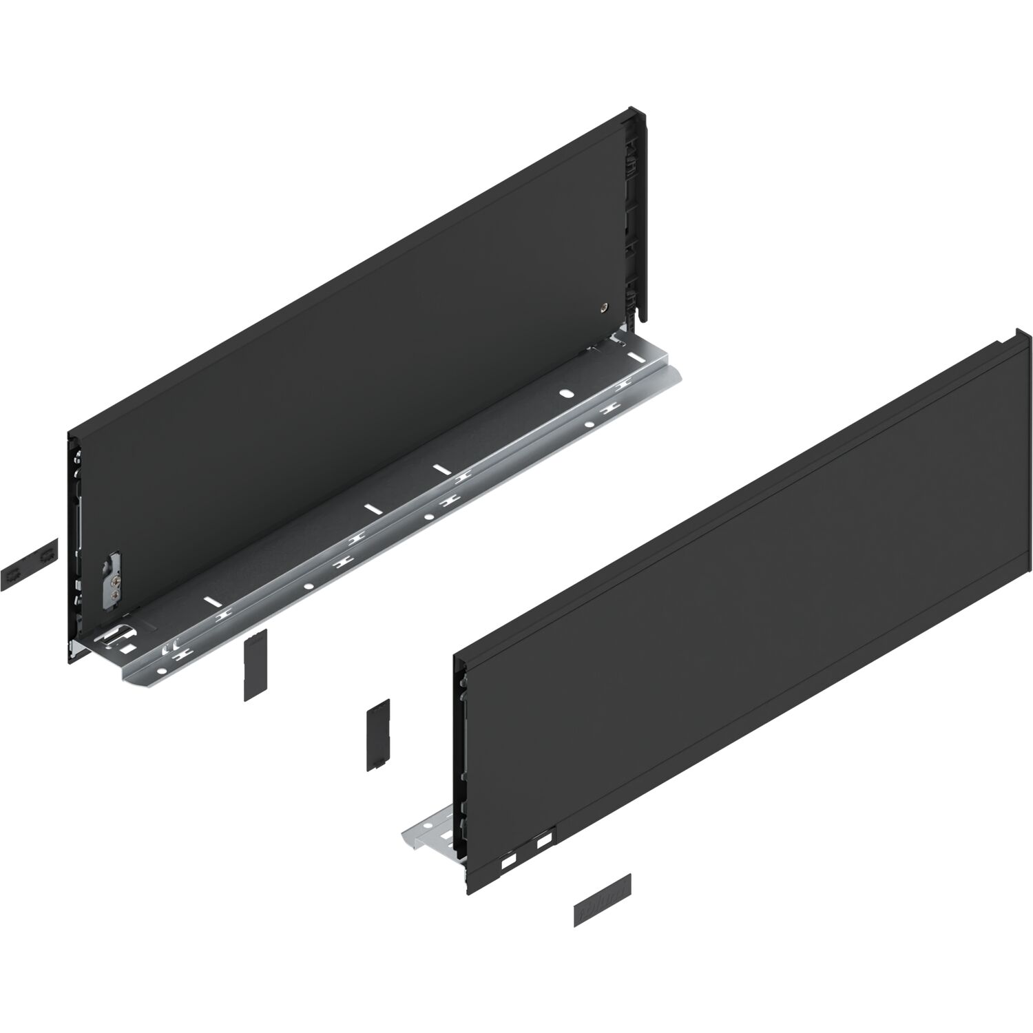 blum LEGRABOX pure Zarge Höhe C, NL 500, Carbonschwarz-matt