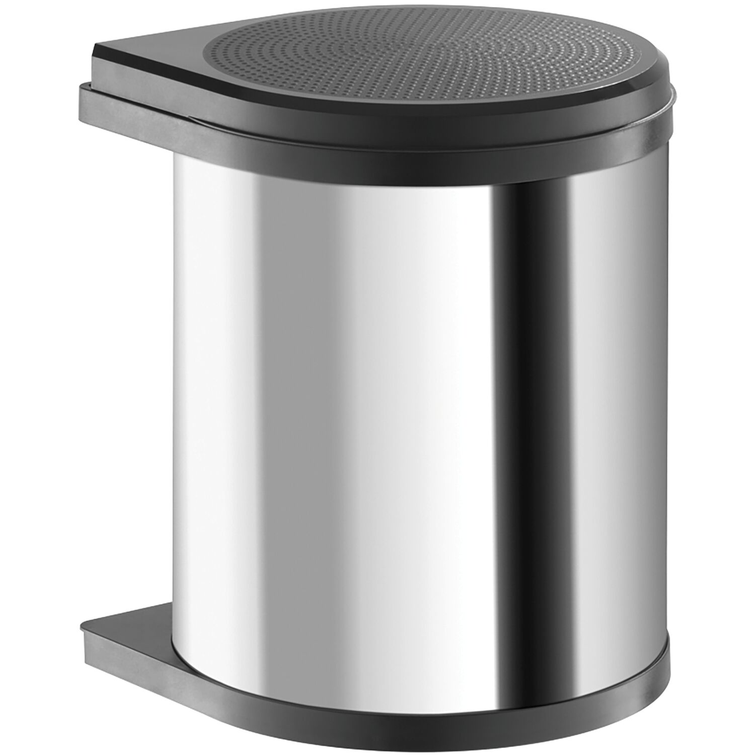 Hailo Einbau-Abfallsammler Mono 15 Liter Edelstahl/Schwarz