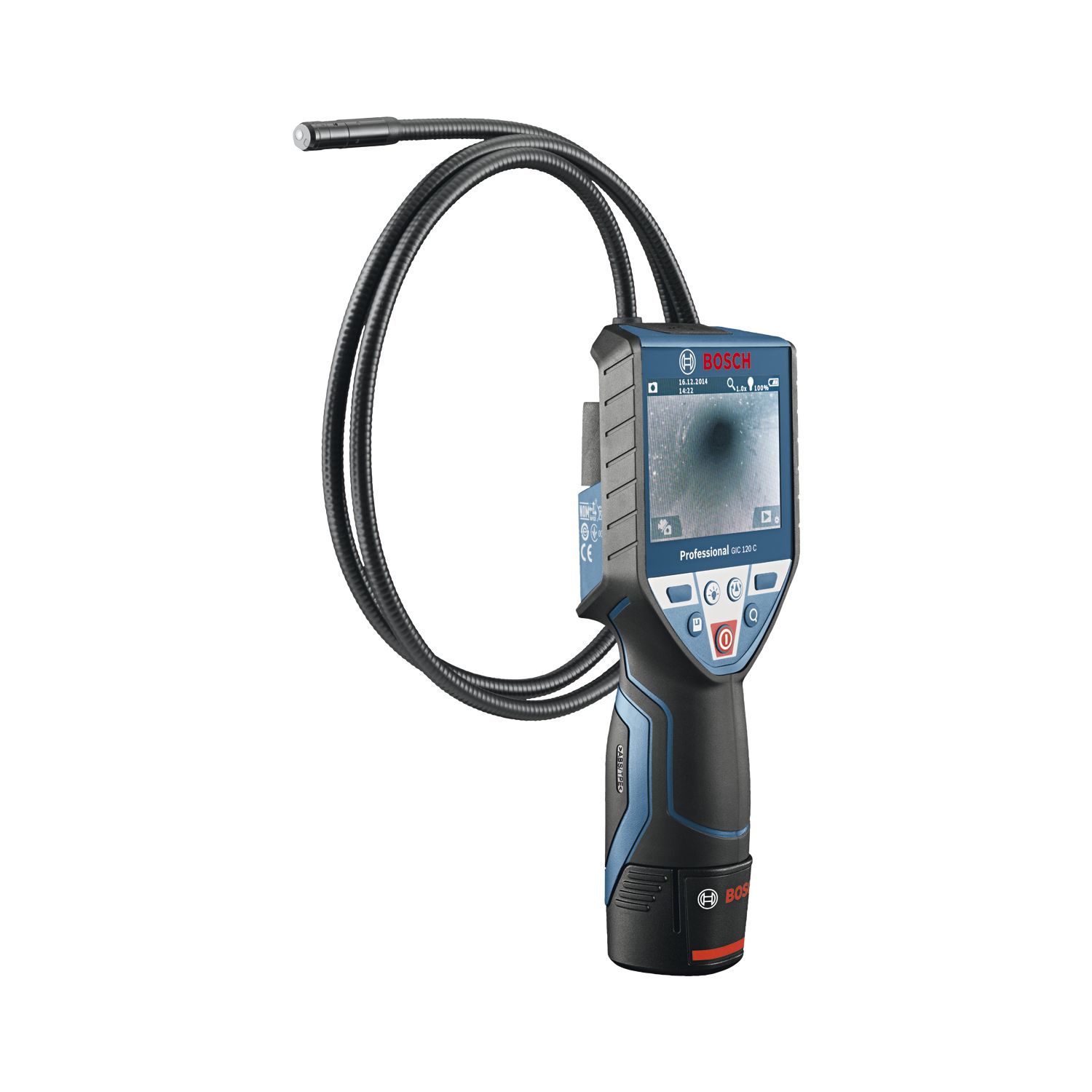 Bosch Akku-Inspektionskamera GIC 120 C 12 Volt 2,0 Ah (IEC) Li-Ion