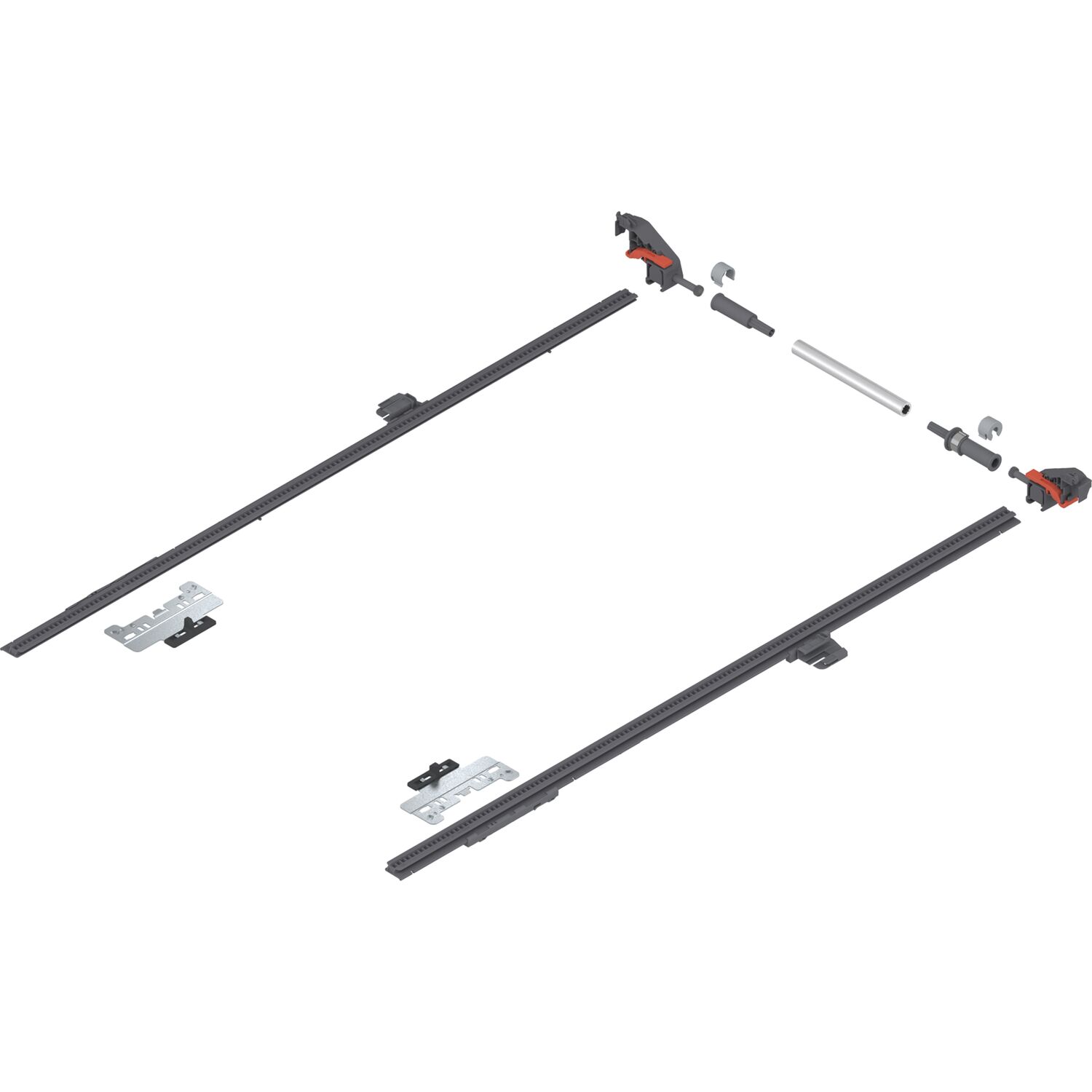 blum MERIVOBOX Seitenstabilisierung Nennlänge bis 650 mm