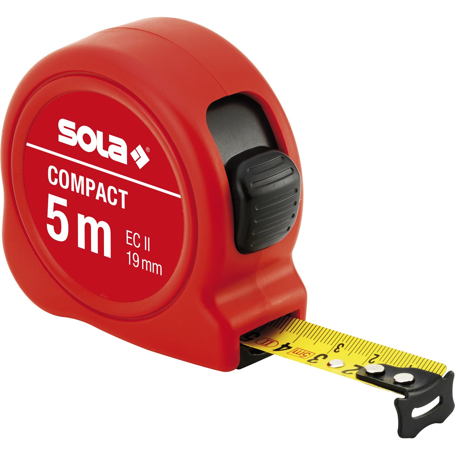 Sola Rollbandmaß Compact 5 m EG-Prüfzeichen Genauigkeit II