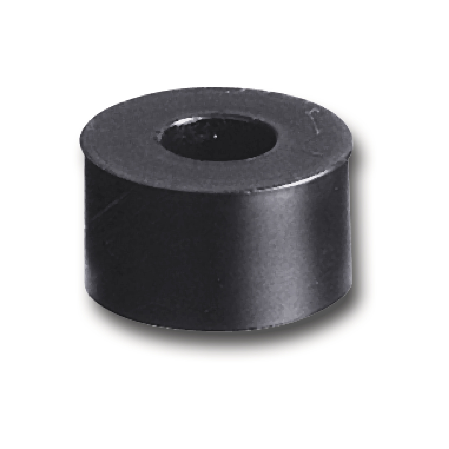 SCH Abstandhalter ø 20mm Bohr ø 10mm Länge 10mm Hart-PVC schwarz
