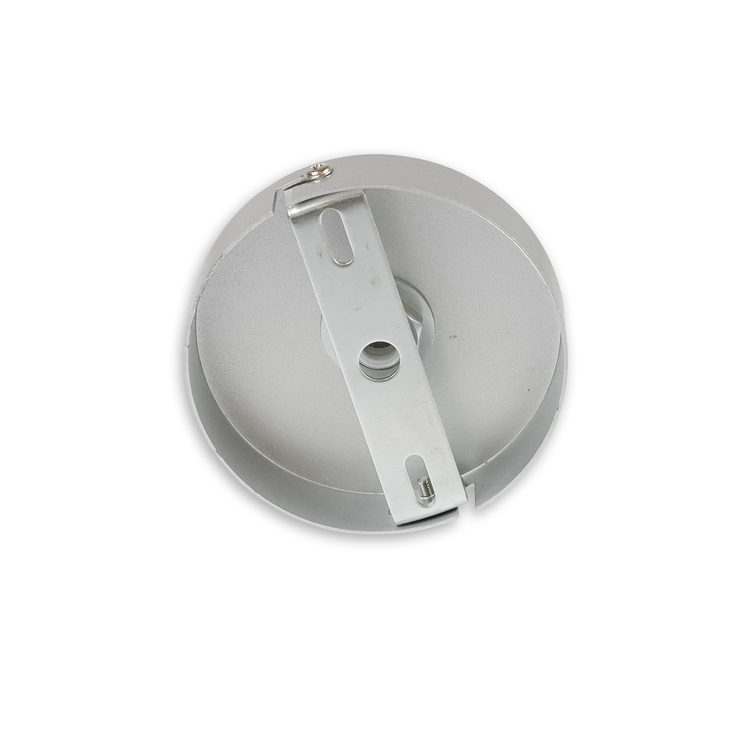 ISOLED Deckenbaldachin rund grau für Kabel mit bis zu max. 9,8mm Manteldurchm.