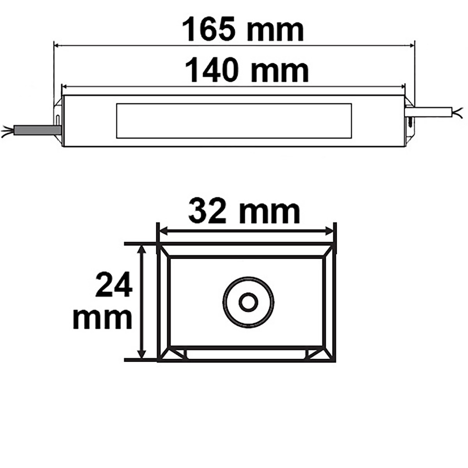 ISOLED LED Trafo 12V/DC 0-30W IP66