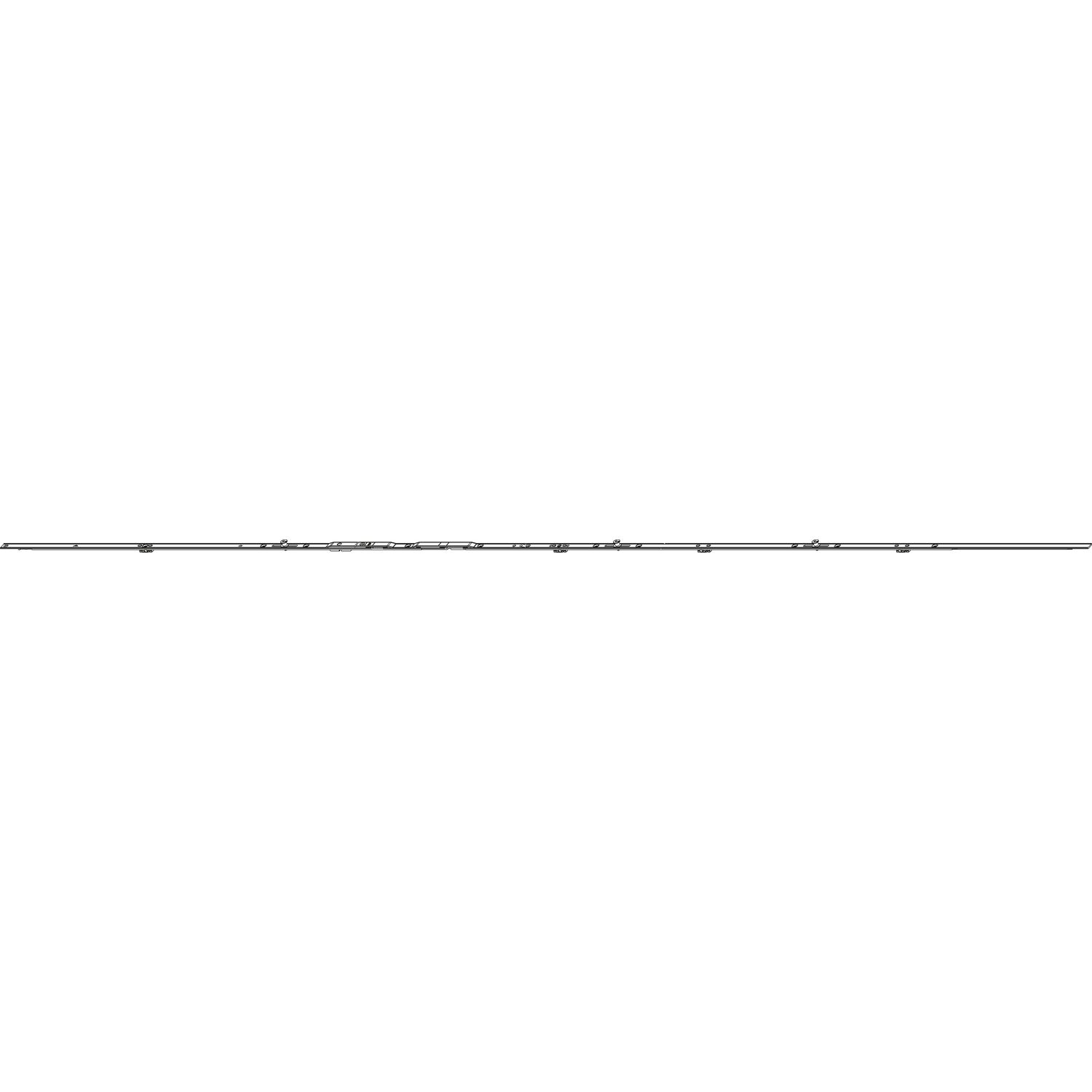 Roto ROTO NT/NX D-/DK-Getriebestulp KSR konstant L=2290 / 1000 mm 3V Zapfen silber