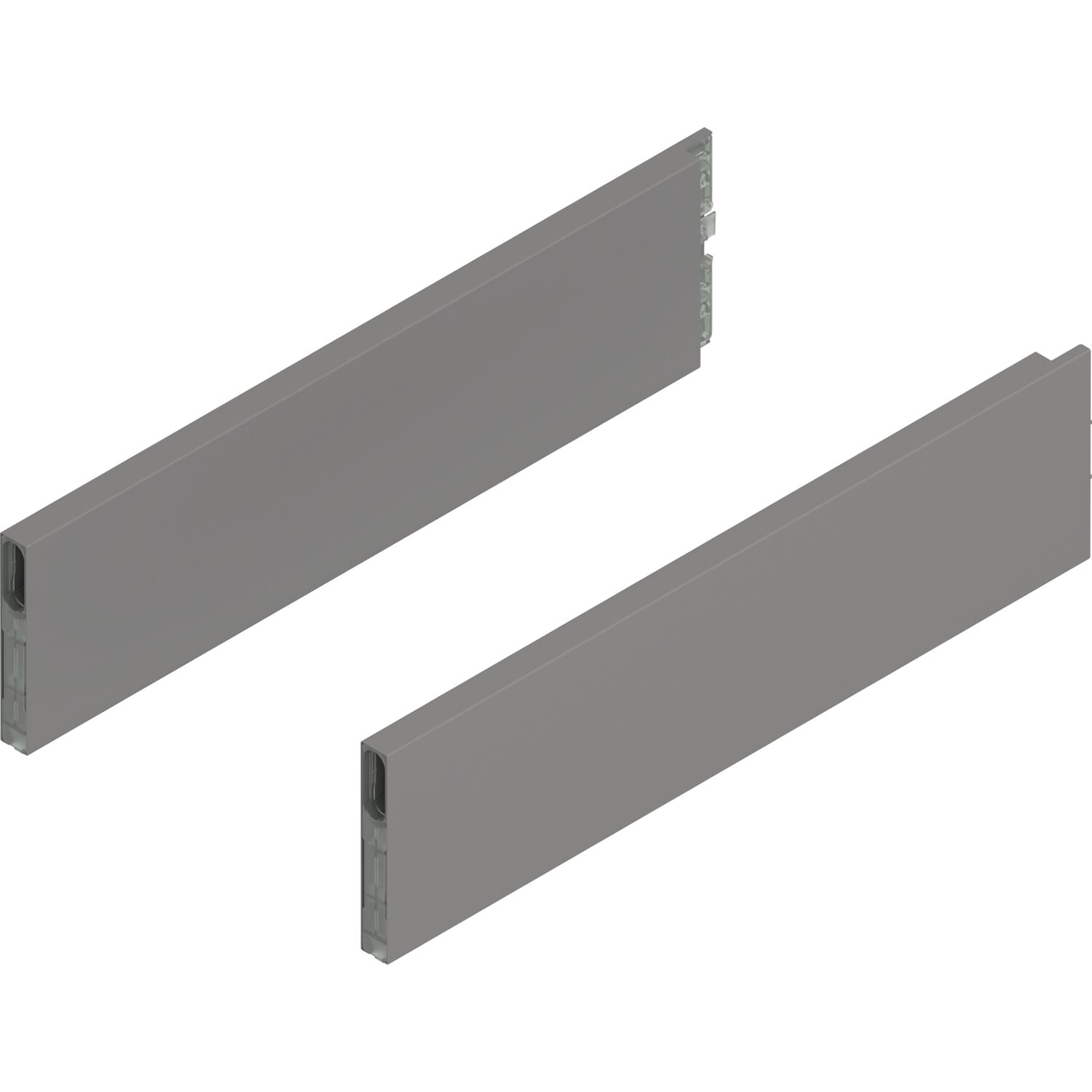 blum MERIVOBOX Boxcap Höhe E, NL 400, Indiumgrau-matt