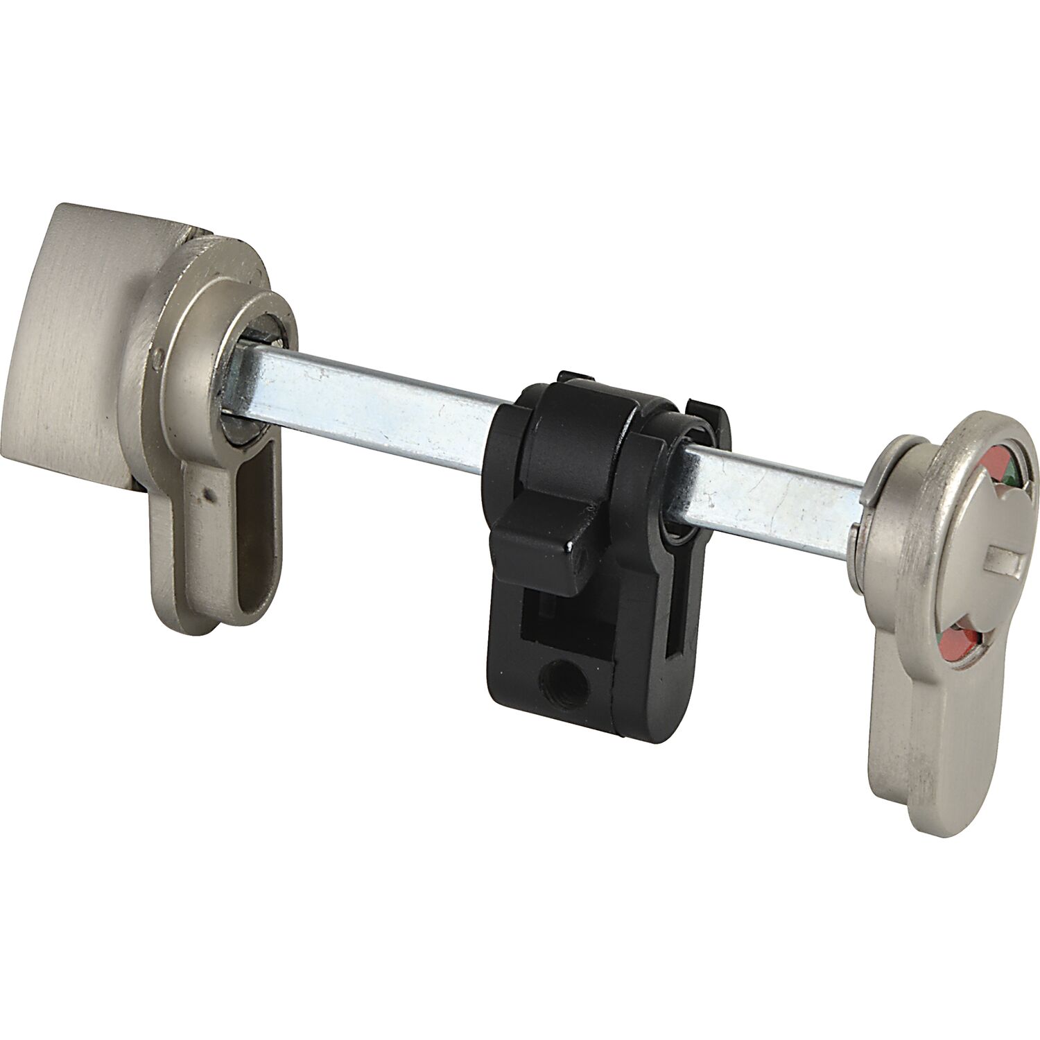 DENI WC-Beschlag/Einsatz zum Nachrüsten für Glastürbeschläge,verstellbar 32-40mm
