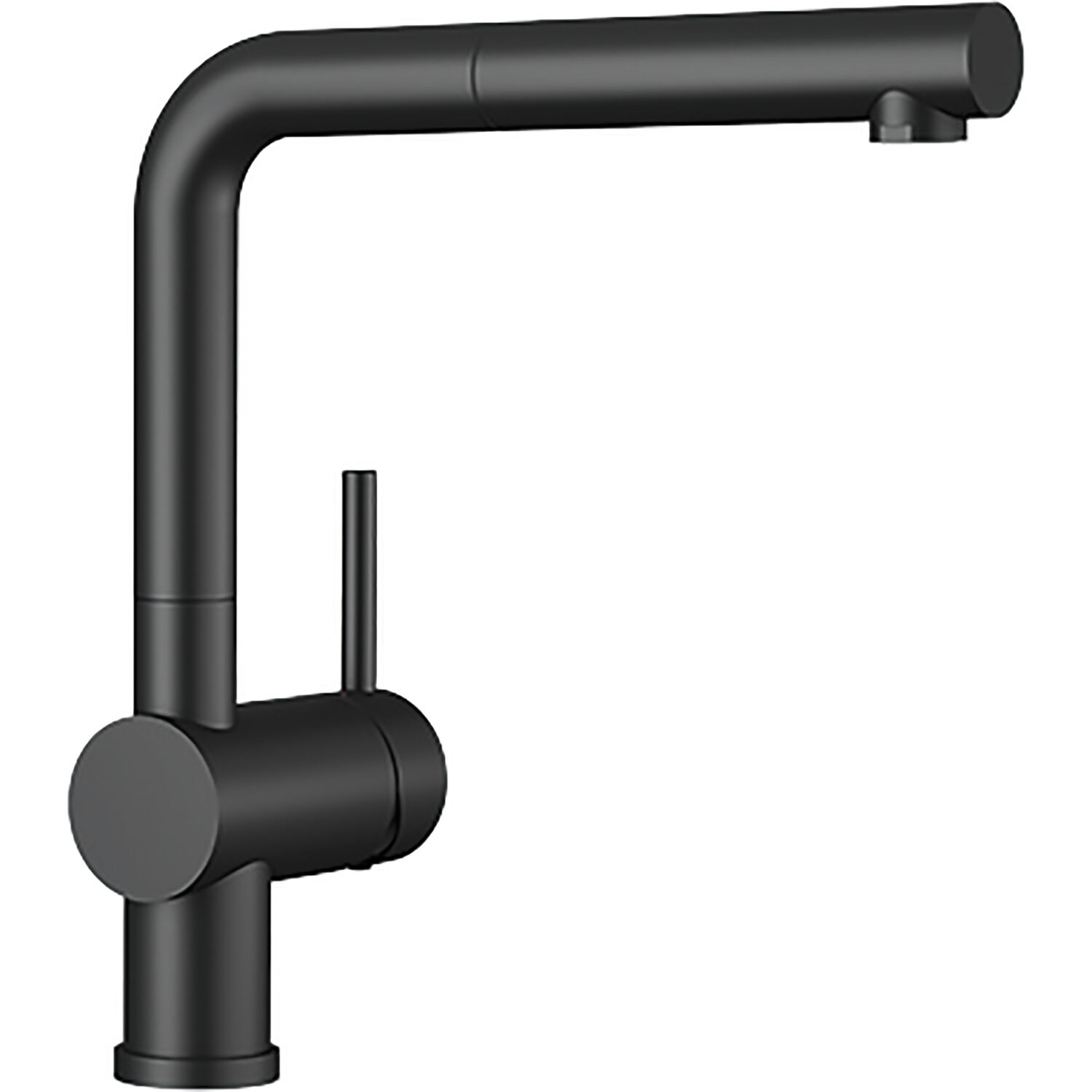 BLANCO Küchenarmatur Linus-S 525807 druckfest Schwarz-matt