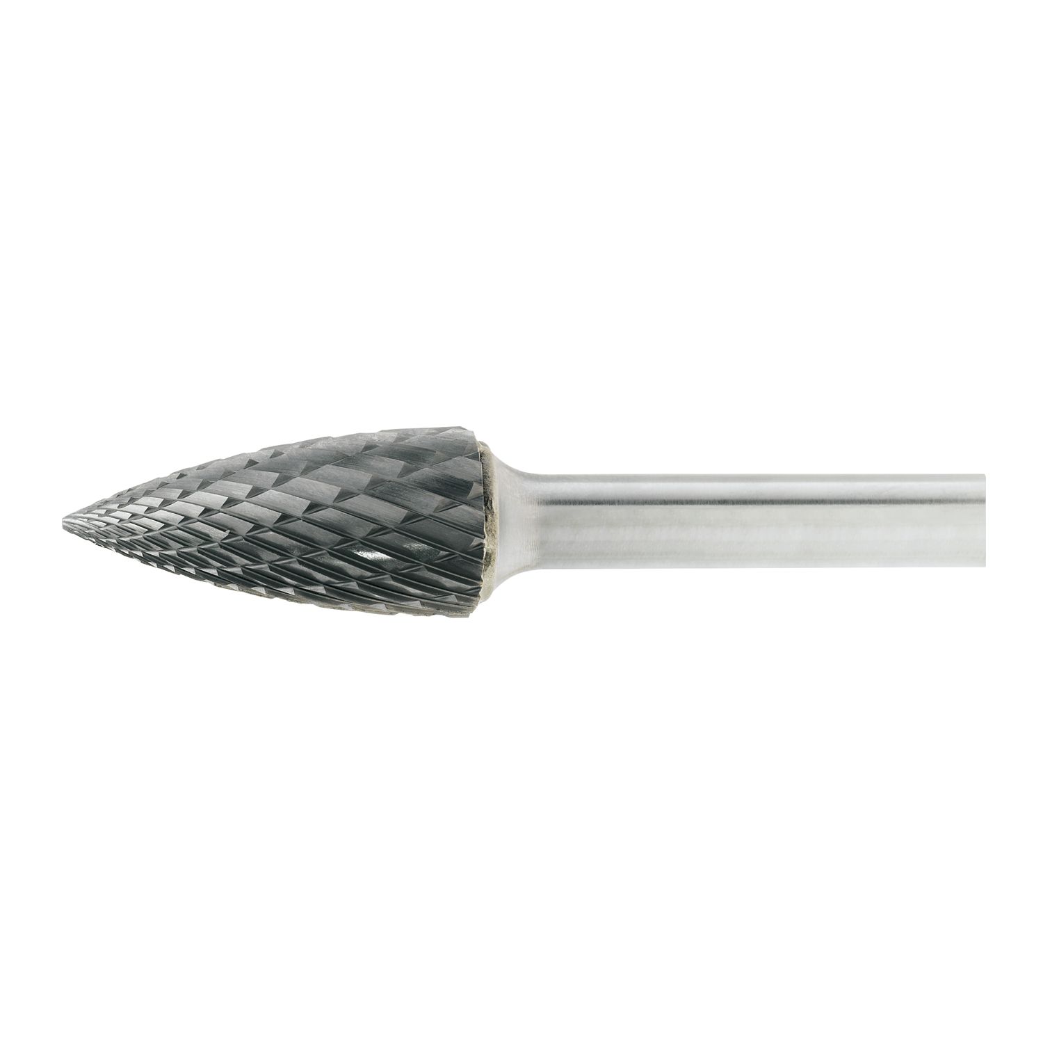 Lukas HM-Frässtift Form G Spitzbogen Kopf ø 10 mm Länge 20 mm Zahnung 4 Inox
