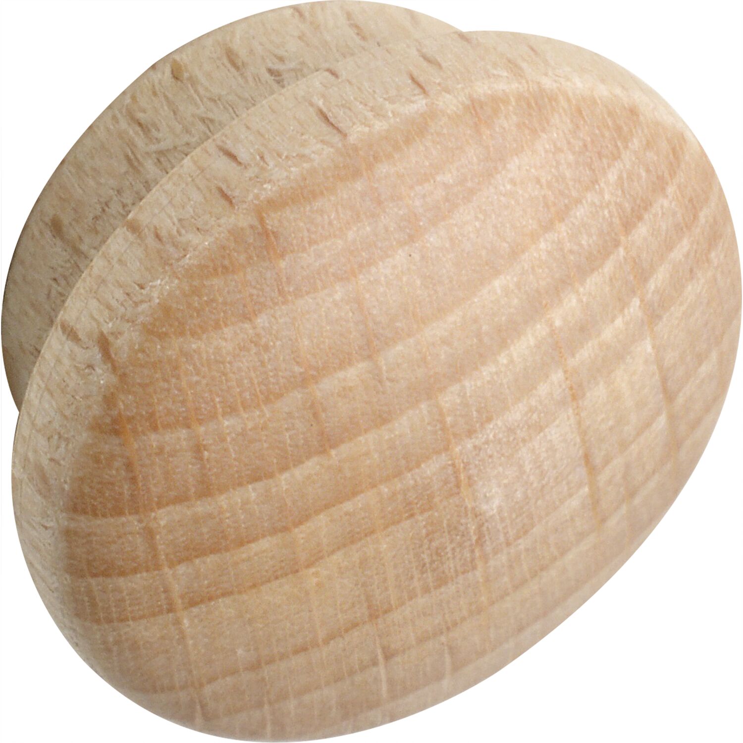 ninka Holzabdeckkappe ø 16 mm, Zapfen ø 12 mm, Zapfenlänge 4 mm, Buche roh
