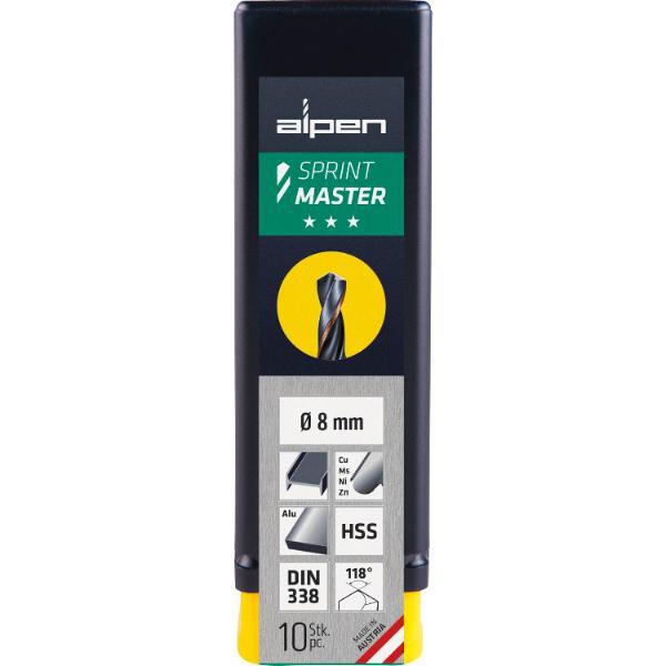 Alpen Spiralbohrer Sprint Master DIN338RN HSS Zylinderschaft ø 9,5 mm