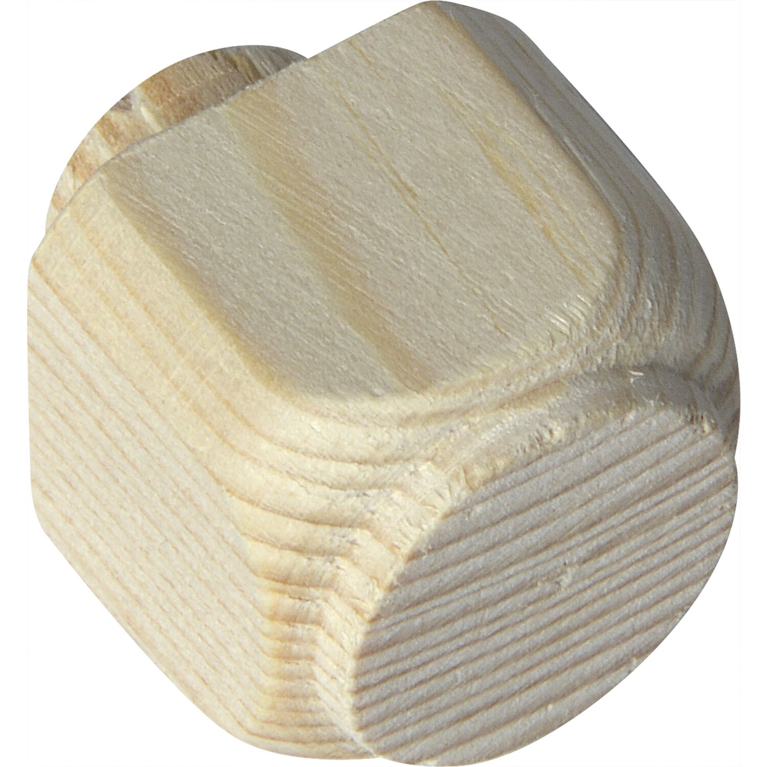ninka Holzziernagel Breite 25, Höhe 25, Zapfen ø 15, Zapfenlänge 8 mm, Fichte roh