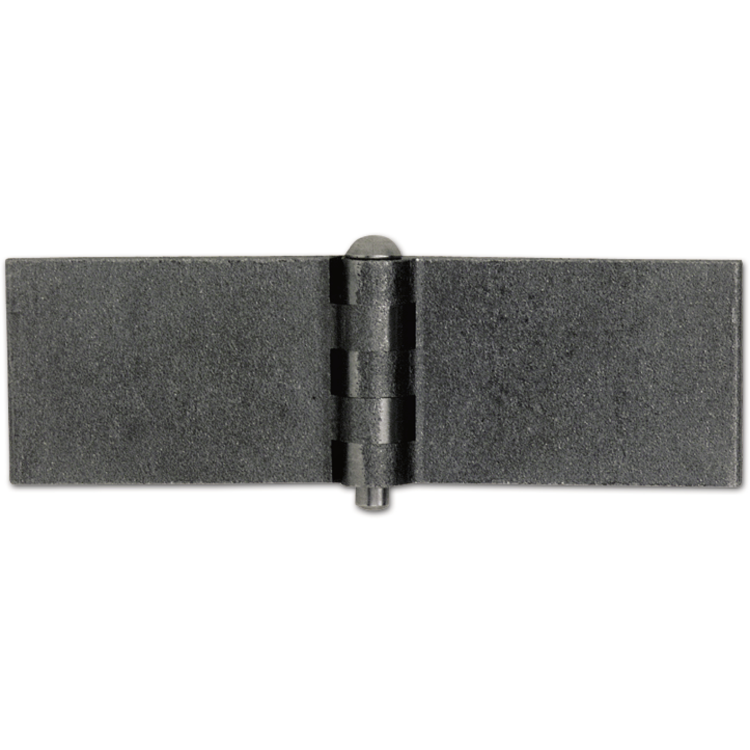 Anschweißscharnier Rolle ø 22 mm, Bandlappen 75x60 mm,Stahl blank