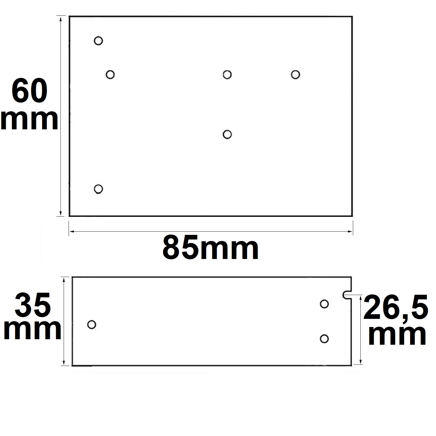 ISOLED LED Trafo 24V/DC 0-35W Gitter