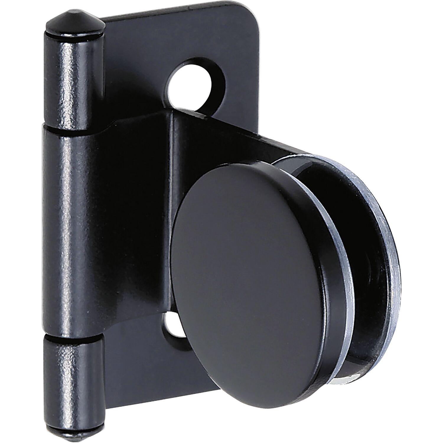 LAMP Glastürscharnier GH34-0, Glas 4-6mm 32x38 mm, Stahl schwarz