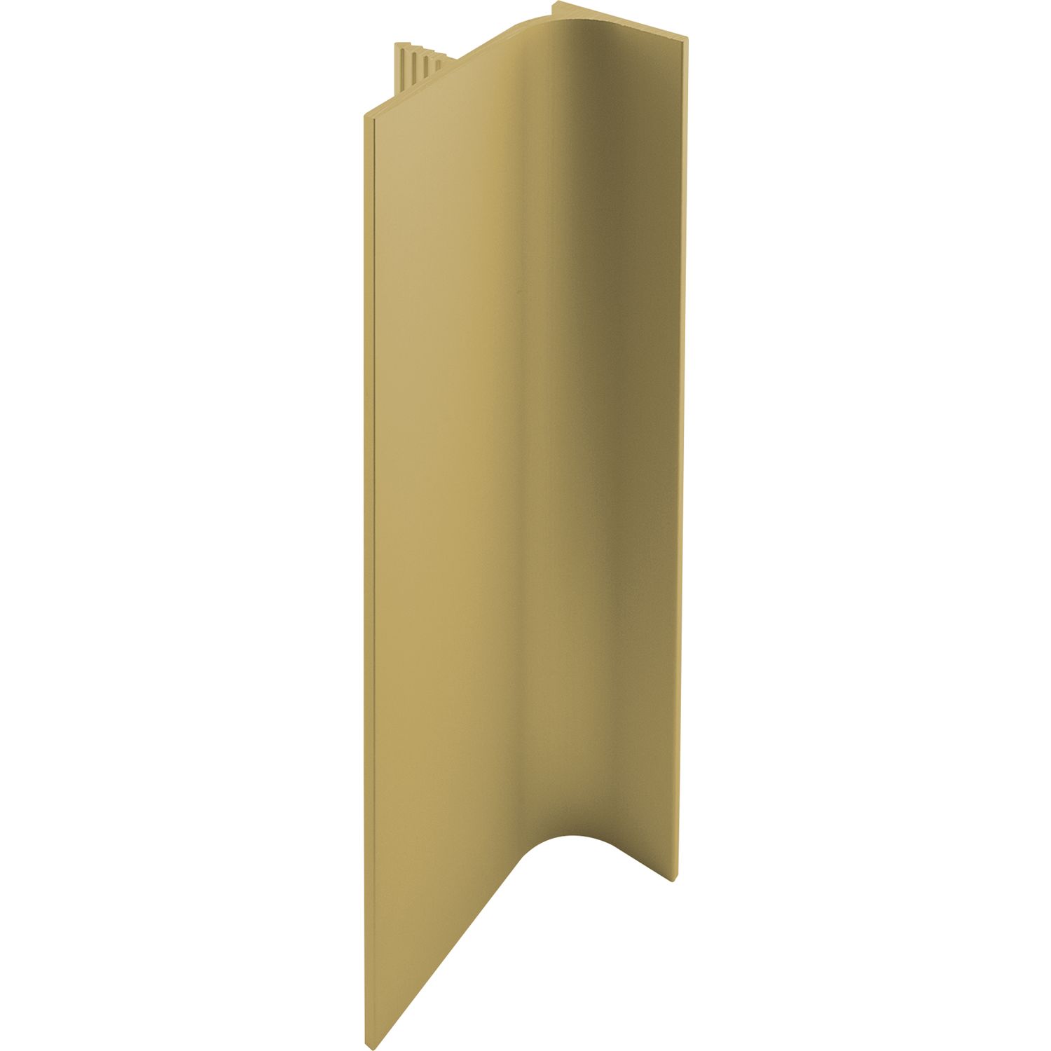 Griffmulde Aktor L-Profil vertikal, Länge 5000 mm, Aluminium gold matt