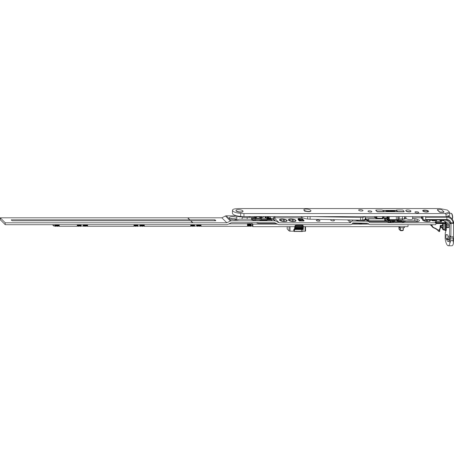 Maco #211676 MACO MM Winkelbandschere mit Sparlüftung Gr. 600 silber links (211676)