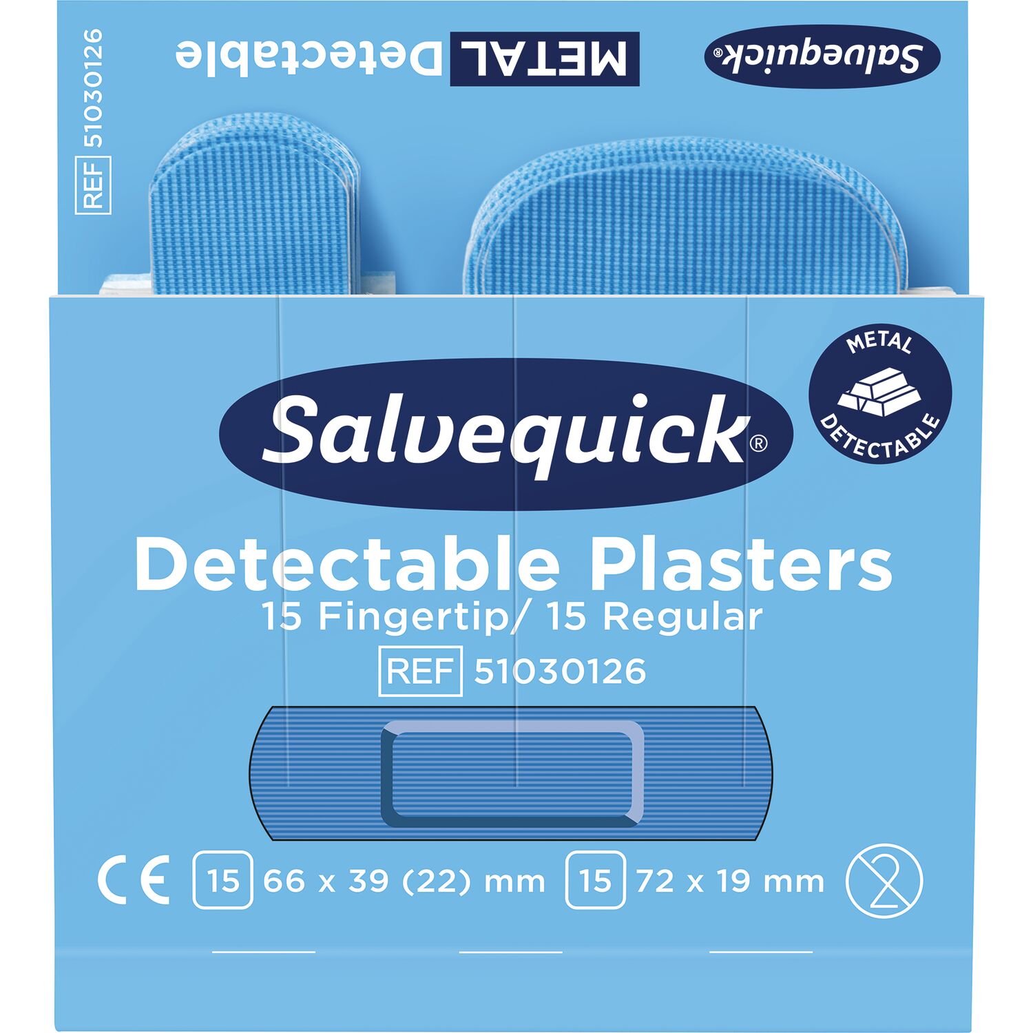 Cederroth Wasserabweisende Pflaster REF 51030126 zu Spender - 180 Stück
