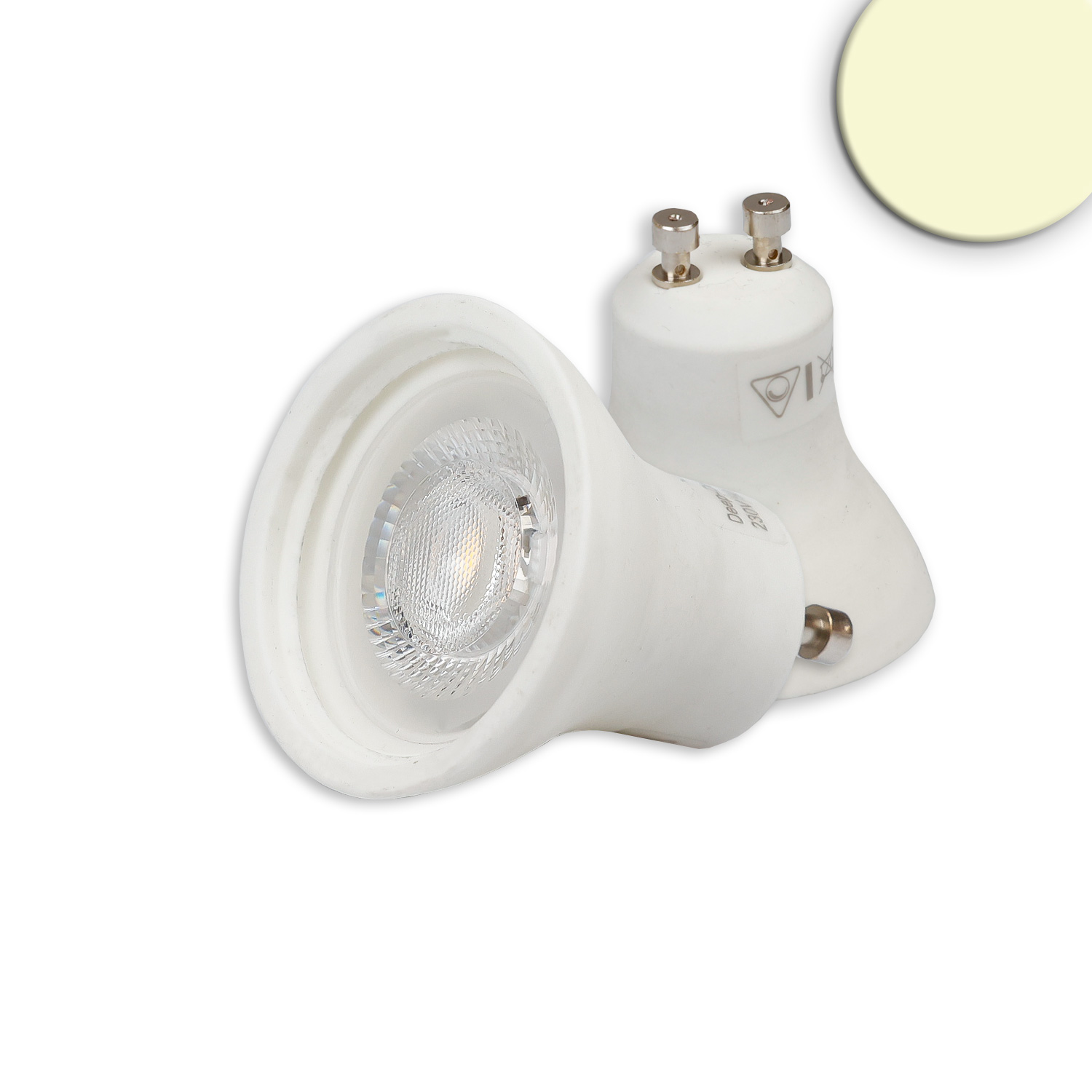 ISOLED LED Spot SYS-GU10 rund 5W CRI90 2700K dimmbar (exkl. Cover exkl. Einbaurahmen)