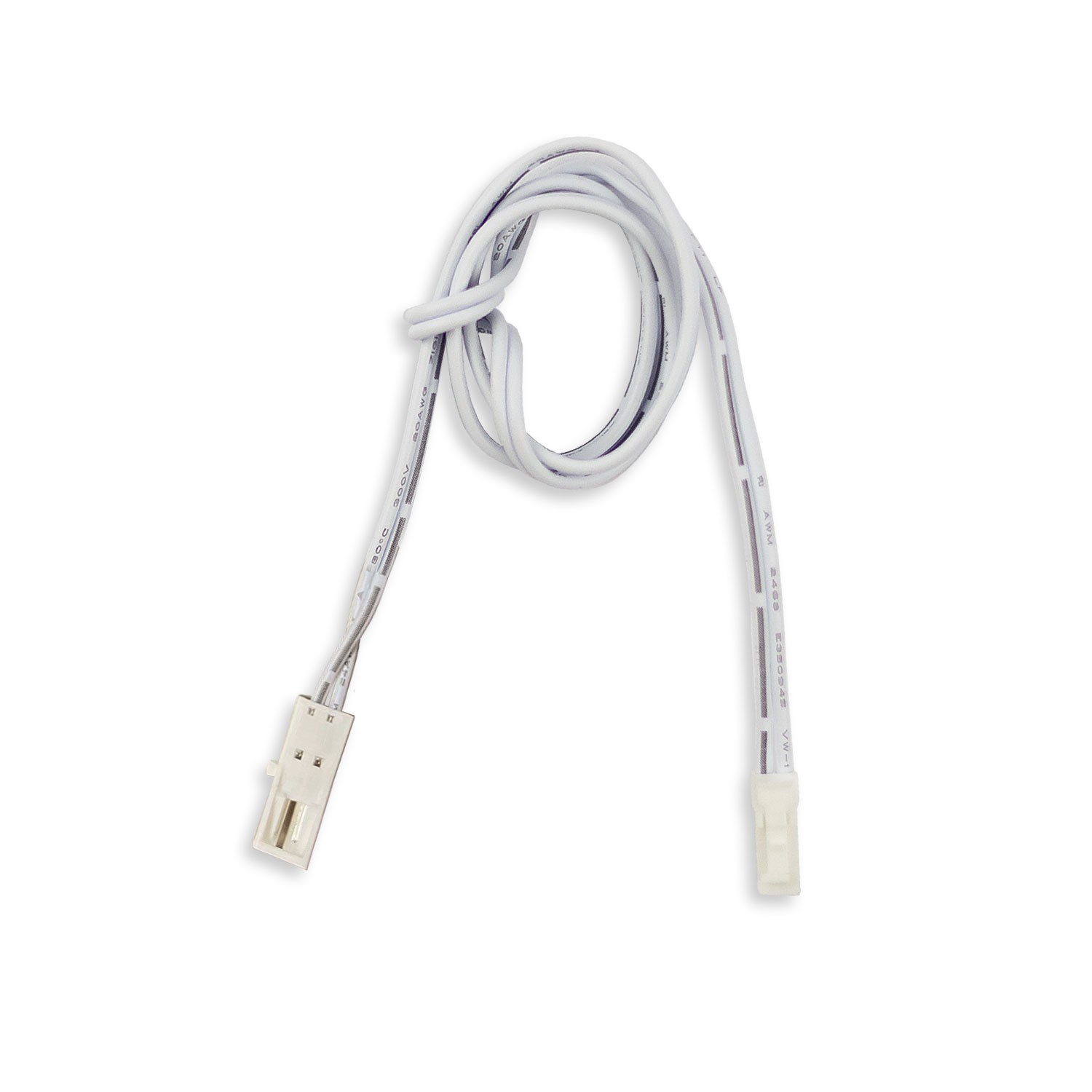 ISOLED MiniAMP Polaritätswechsler male-female 60mm 2-polig weiß max. 3A
