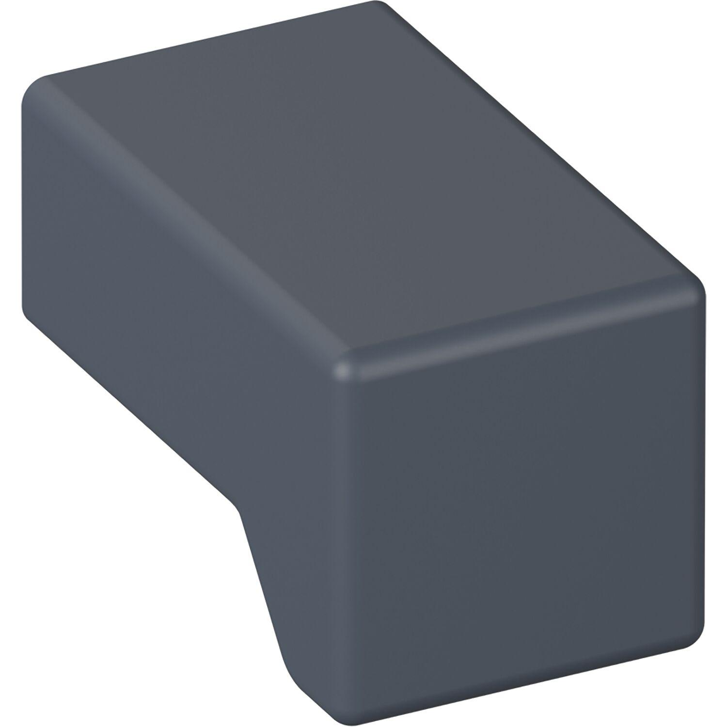 Knopf HEWI 547.15B Breite 15 mm, Tiefe 25 mm, Polyamid anthrazit matt