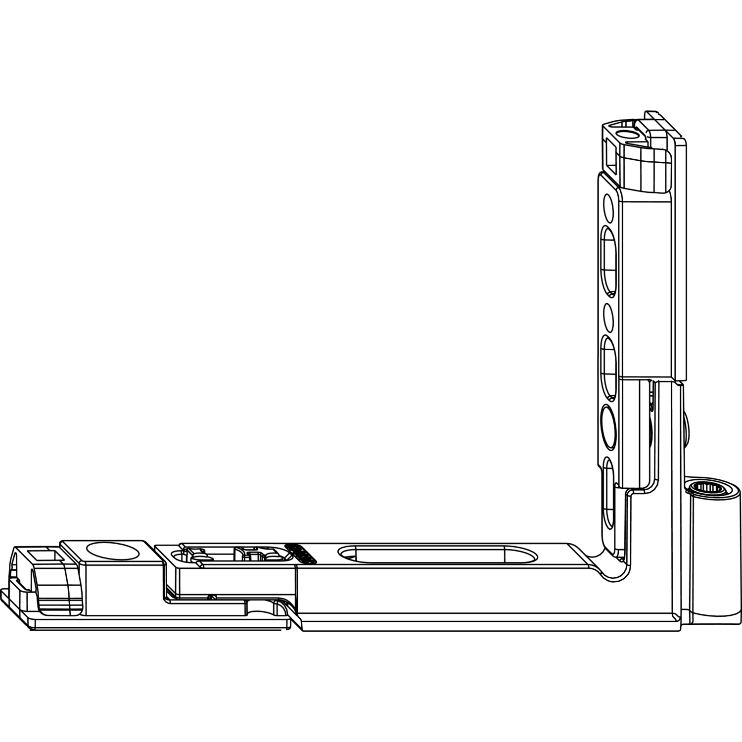 Maco #215804 MACO Falzecklagerband POWER Versatz 13 mm 150 kg silber rechts (215804)