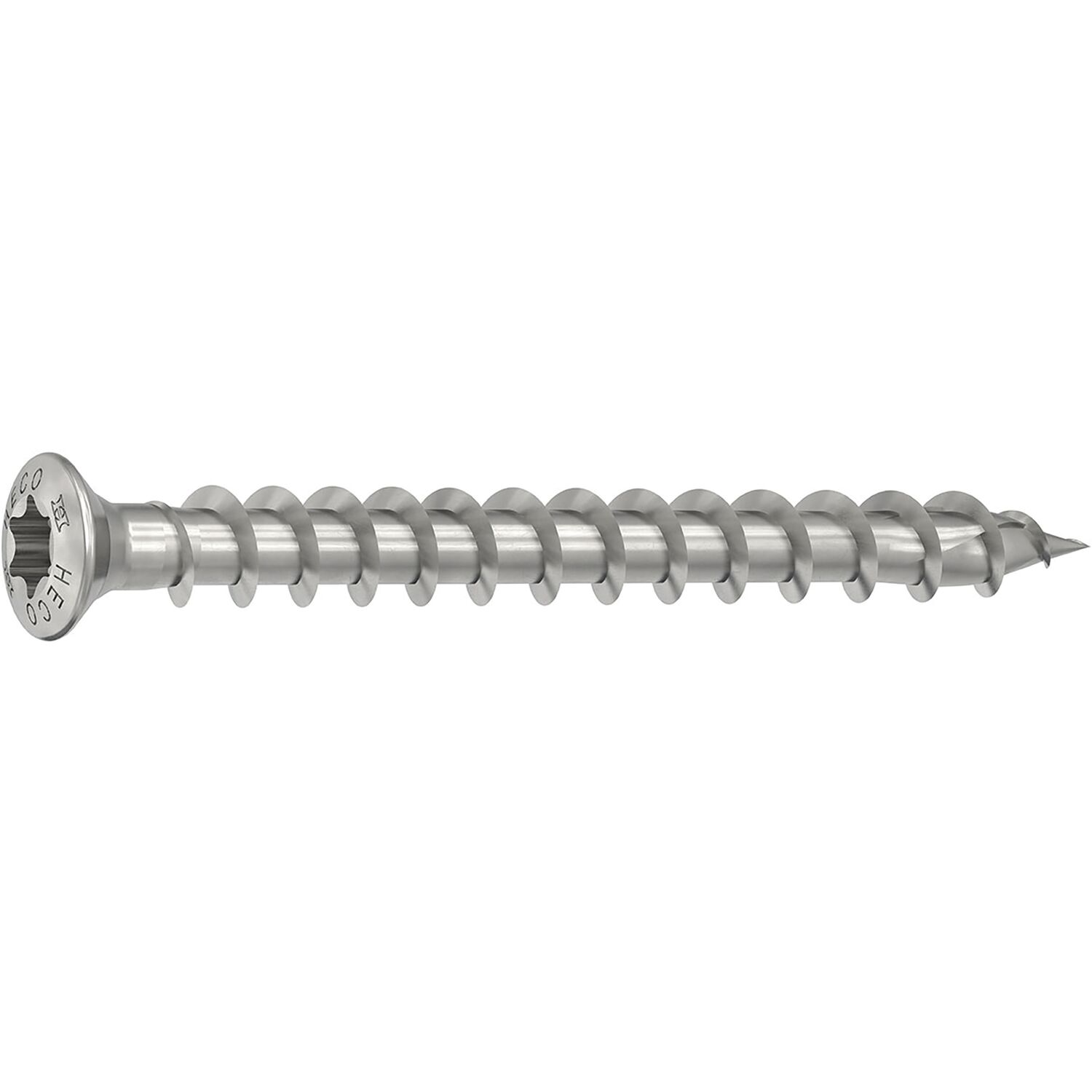 HECO-Topix-plus Fassadenschraube Linsensenkkopf 5.0x 50 Torx 20 Edelstahl A2 (200 Stück)
