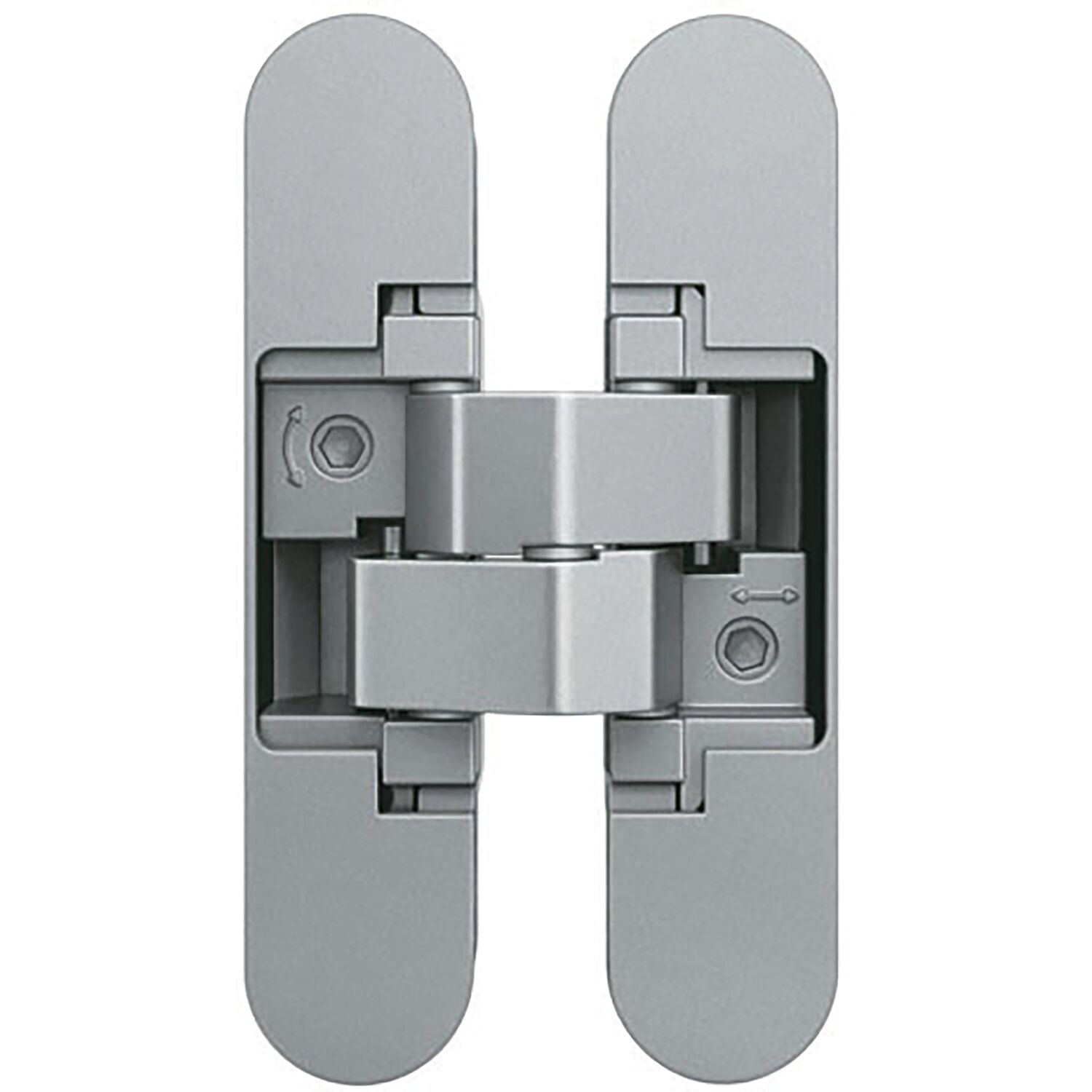 ANSELMI Türband verdeckt AN 172 3D, Zinkdruckguss verchromt matt