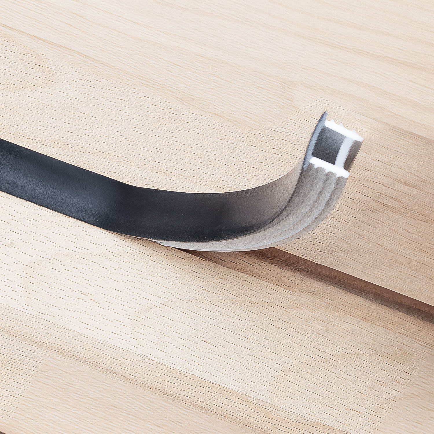 ISOLED FLEX-COVER10 Twist+Bend Silikon schwarz 5% Transm. 5m Rolle