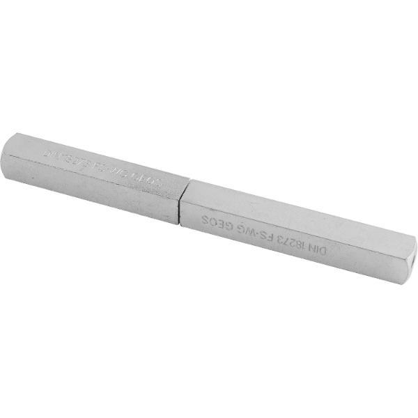 Grundmann Drückerstift GEOS 247V geteilt Länge innen 70mm Länge außen 70mm Vierkant 9mm Stahl verzin