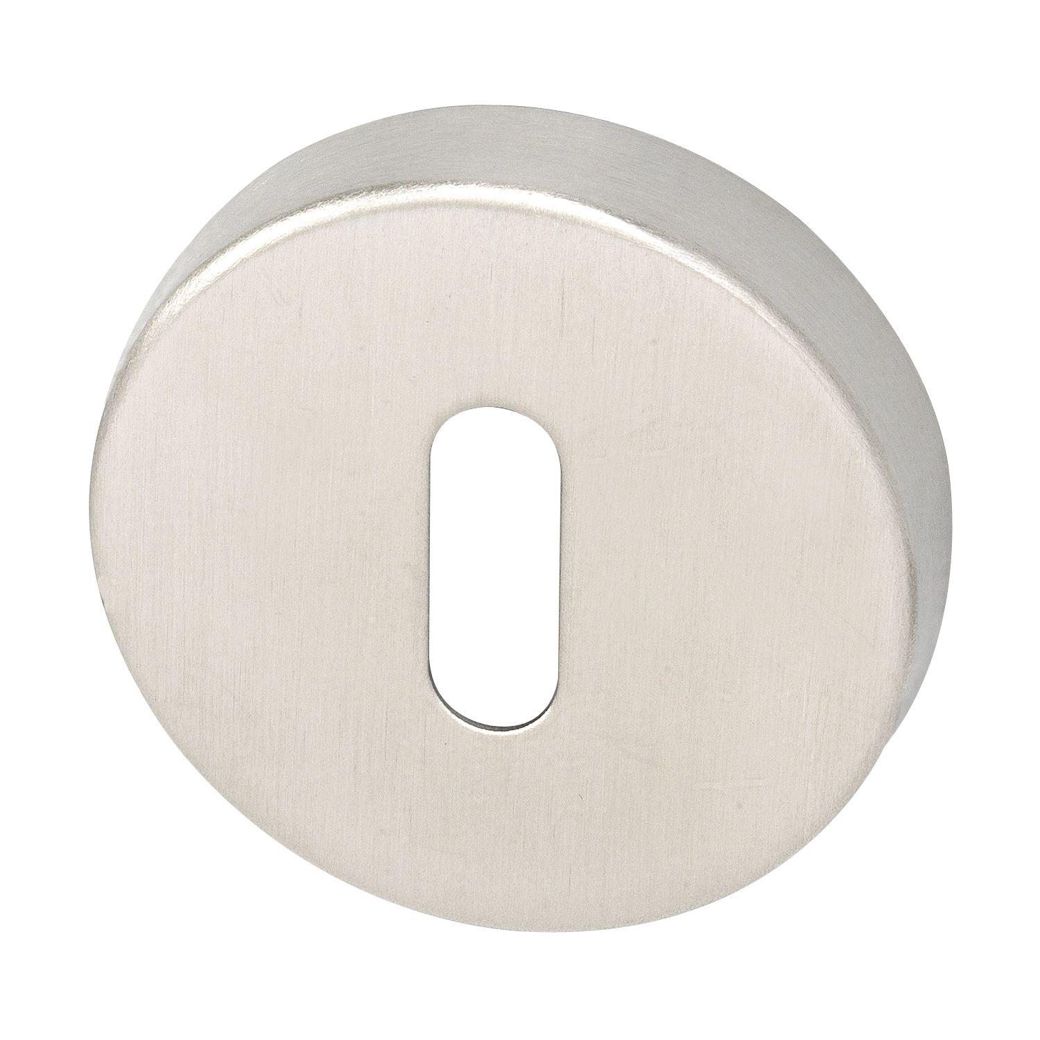 Schlüsselrosette BB, Metall Unterkonstruktion KL 4, ø 52 x 10 mm, Edelstahl