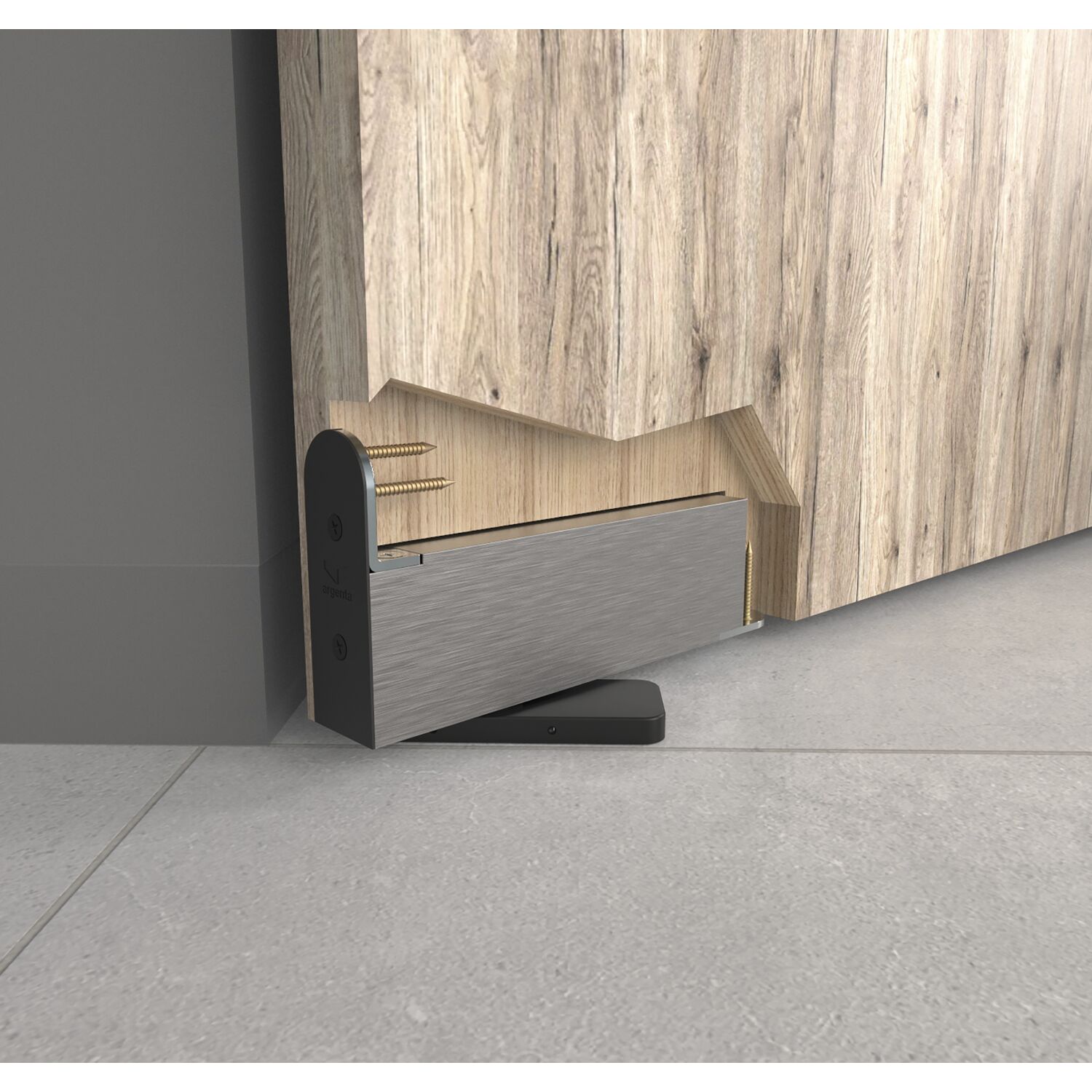 Argenta Türband Pivotica Pro E FM, max. Türgewicht 100kg,Türstärke ab 40 mm, schwarz