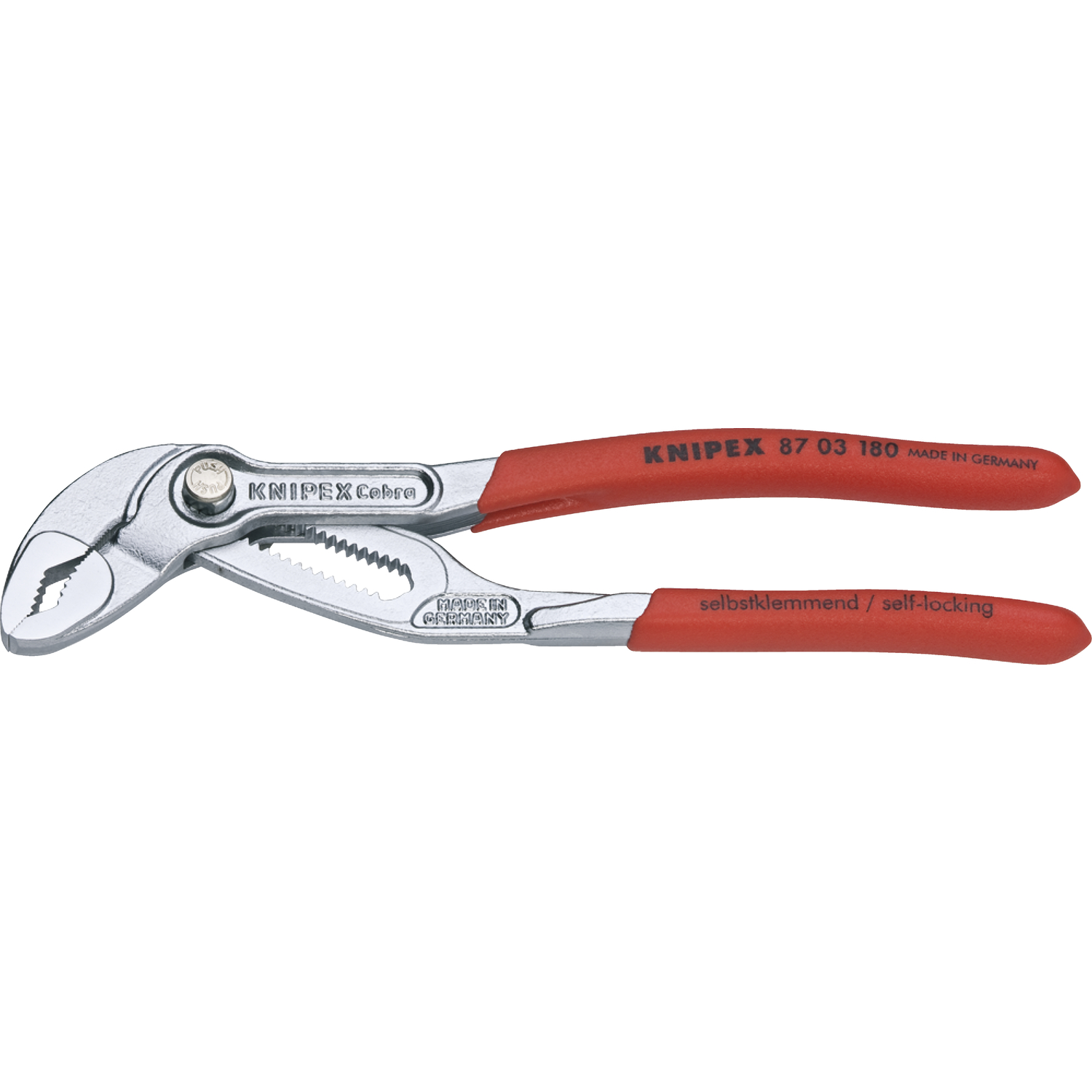 Knipex Wapuzange Cobra® DIN 8976 25-fach verstellbar verchromt Länge 250 mm