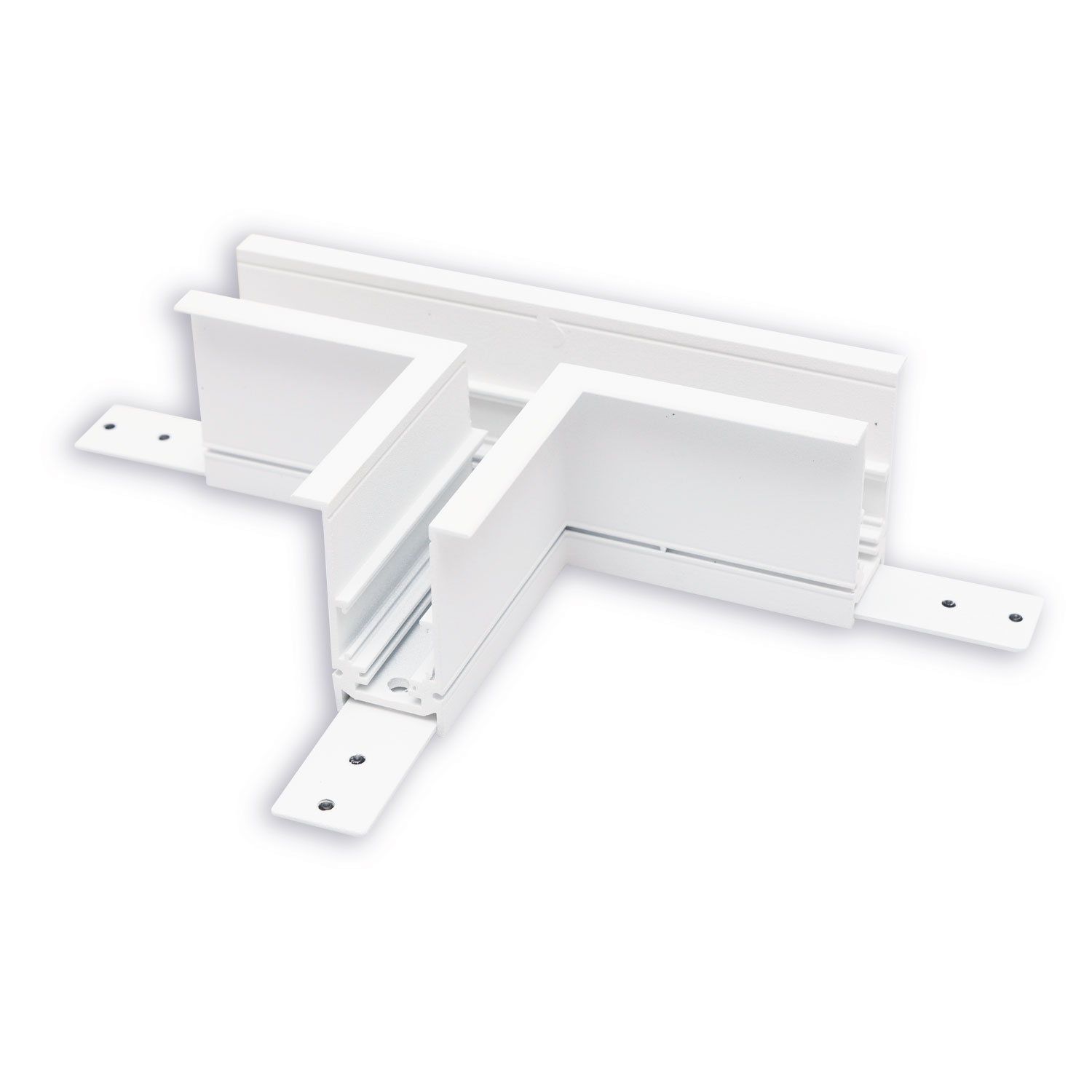 ISOLED Track48 T-Schiene horizontal für Einbauschiene weiß nicht stromführend