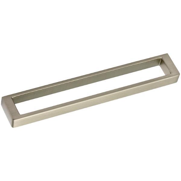 furnipart Griff Cubico Lochabstand 192mm Breite 201mm zink Edelstahl Effekt