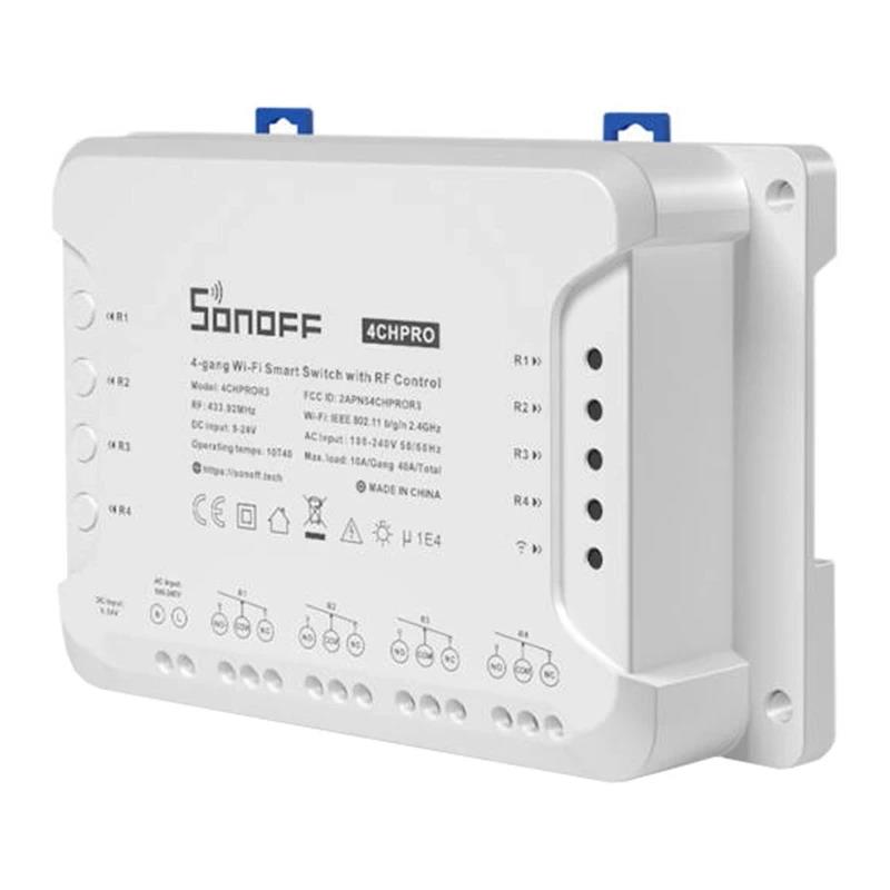 Sonoff 4-fach WLAN-Smart-Switch mit HF-Steuerung 4CHPROR3