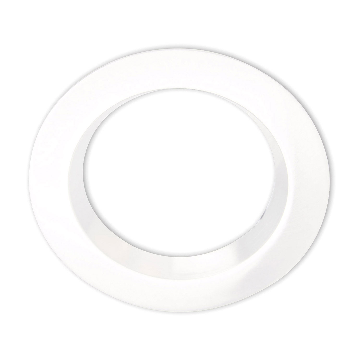 ISOLED Cover Aluminium rund weiß rückversetzt für Sys-90