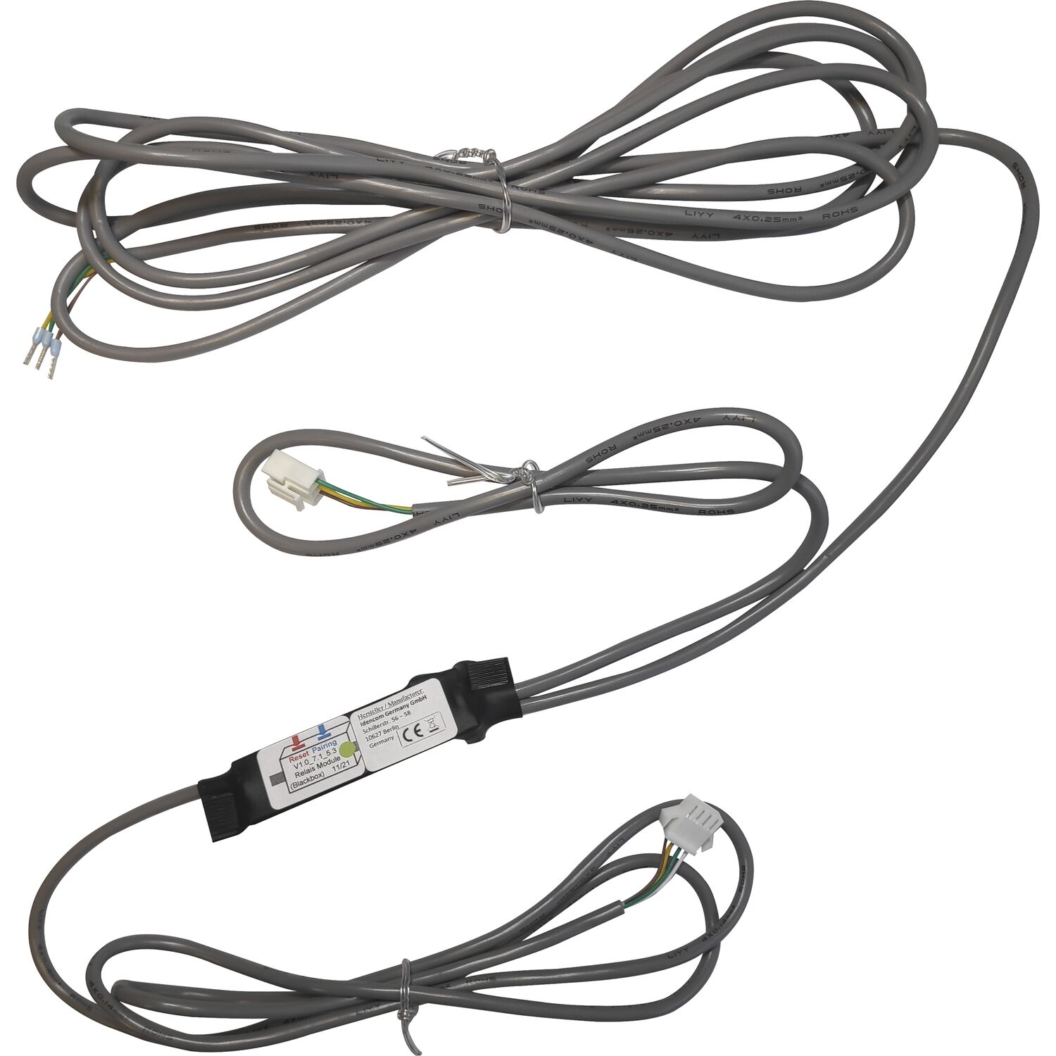 IDENCOM Relaismodul BioKey (Kabelrelais) für GU A-Öffner/Motorschloss