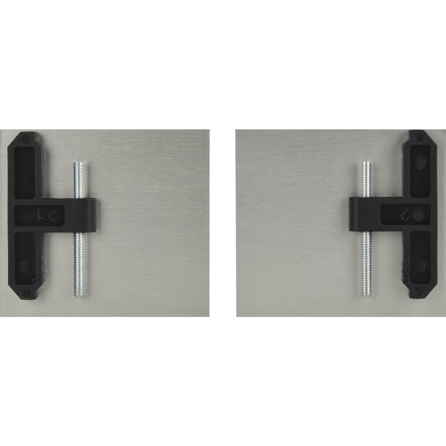 HELM GT-L Abdeckkappen-Set Aluminium Edelstahl-Effekt