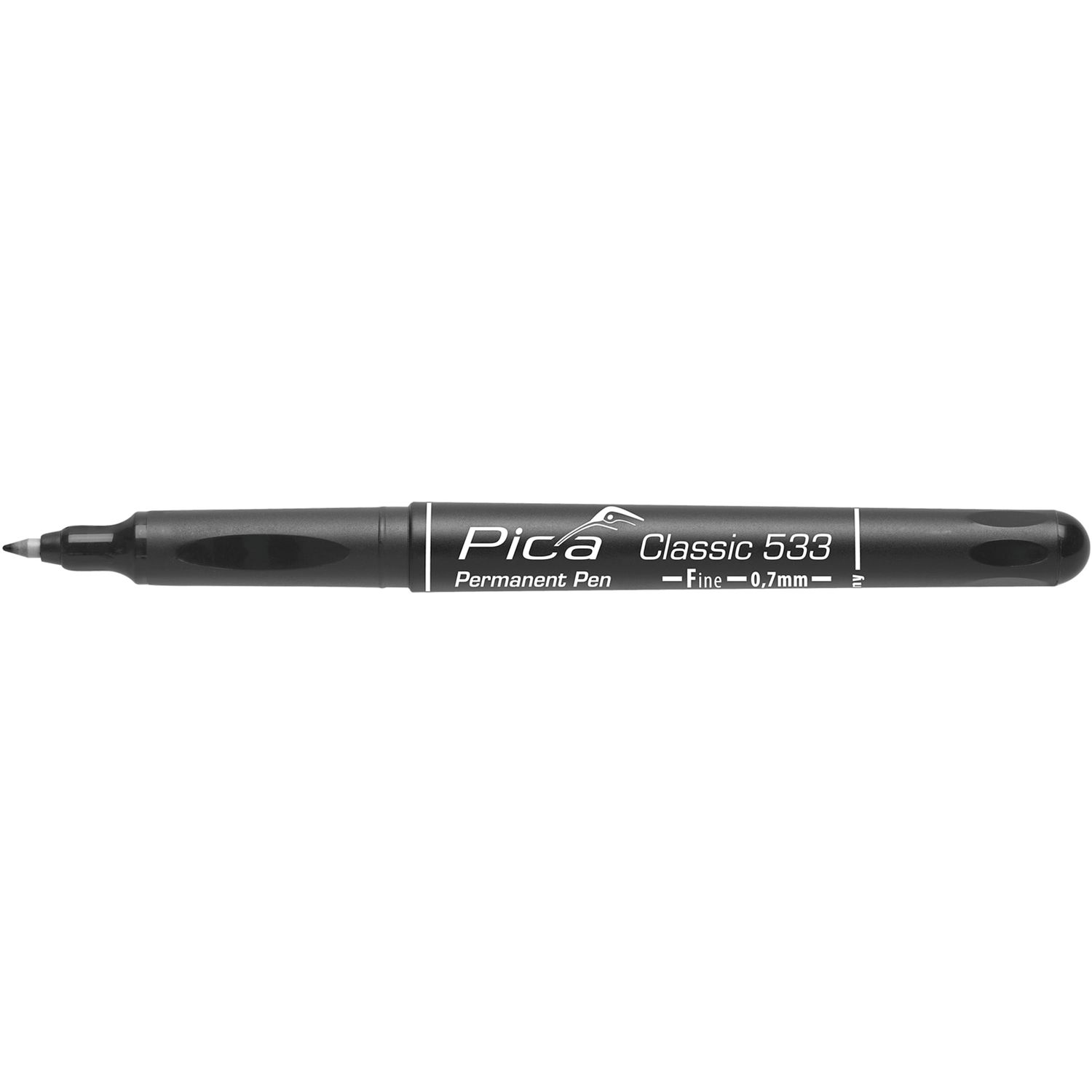 Pica Permanent-Pen Fine 533/46 Strichbreite 0,7 mm schwarz gerade Spitze