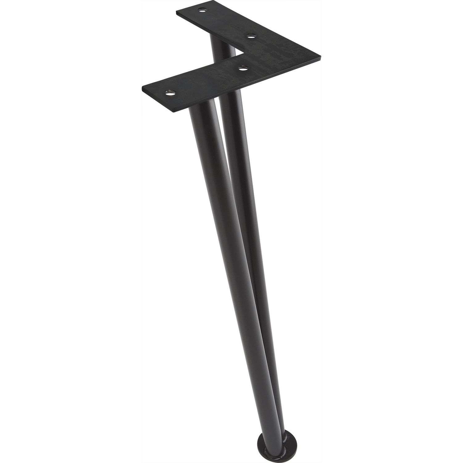 Simausrom Haarnadelfuß 360 mm Schwarzstahl