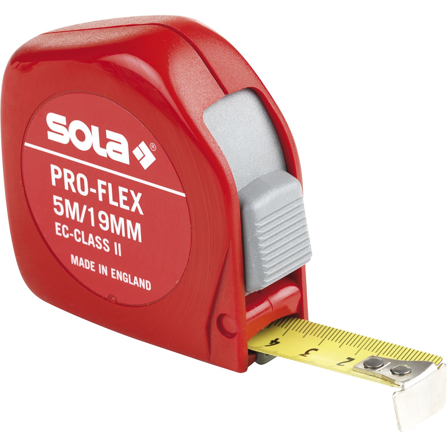 Sola Rollbandmaß Pro-Flex 3 m EG-Prüfzeichen Genauigkeit II