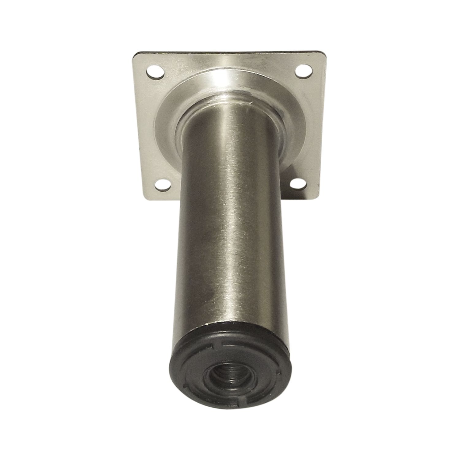 ELEMENT SYSTEM Möbelfuß Rundrohr ø 30 mm, Länge 200 mm, Stahl Edelstahl Effekt