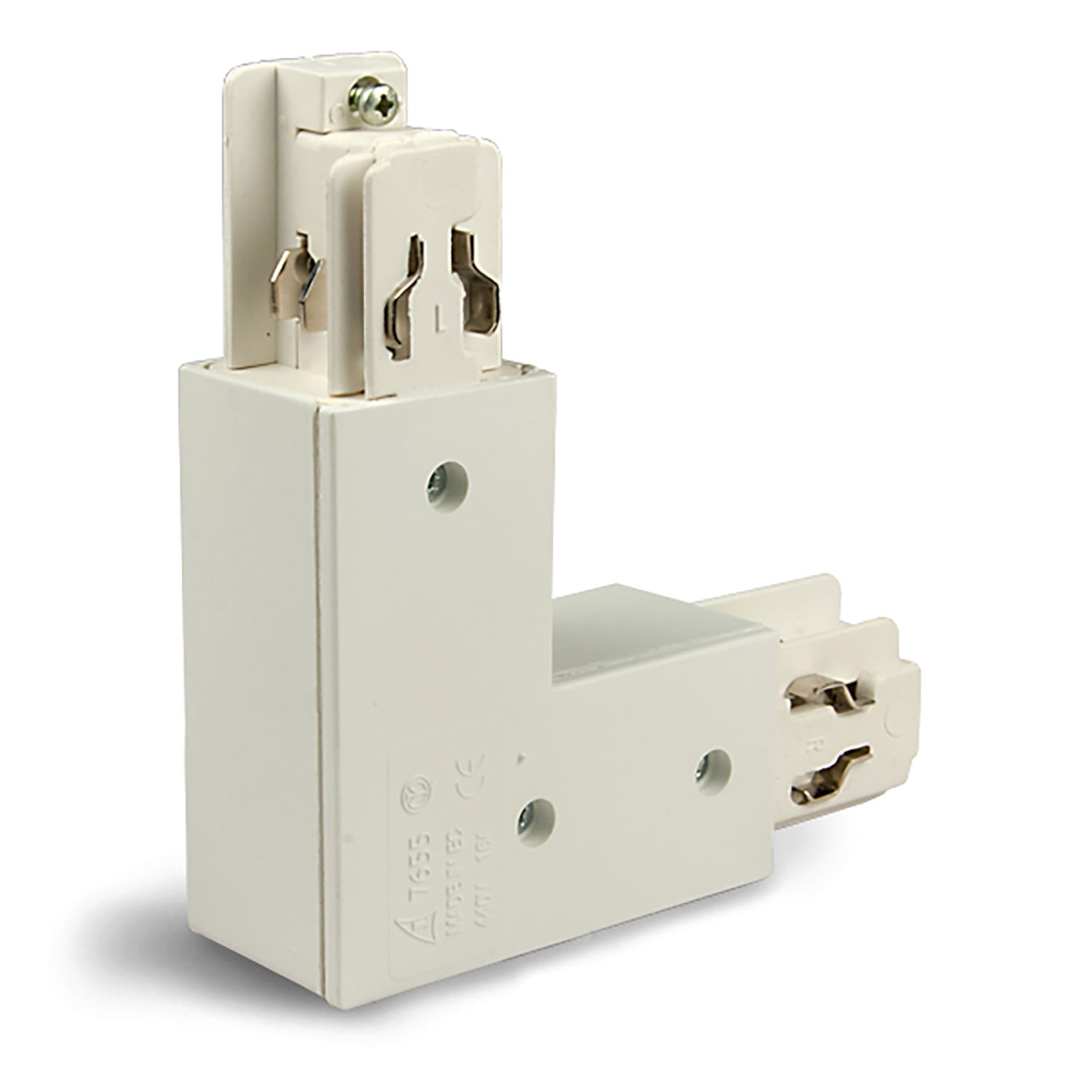ISOLED 3-Phasen Classic L-Verbinder N-Leiter außen Schutzleiter innen weiß
