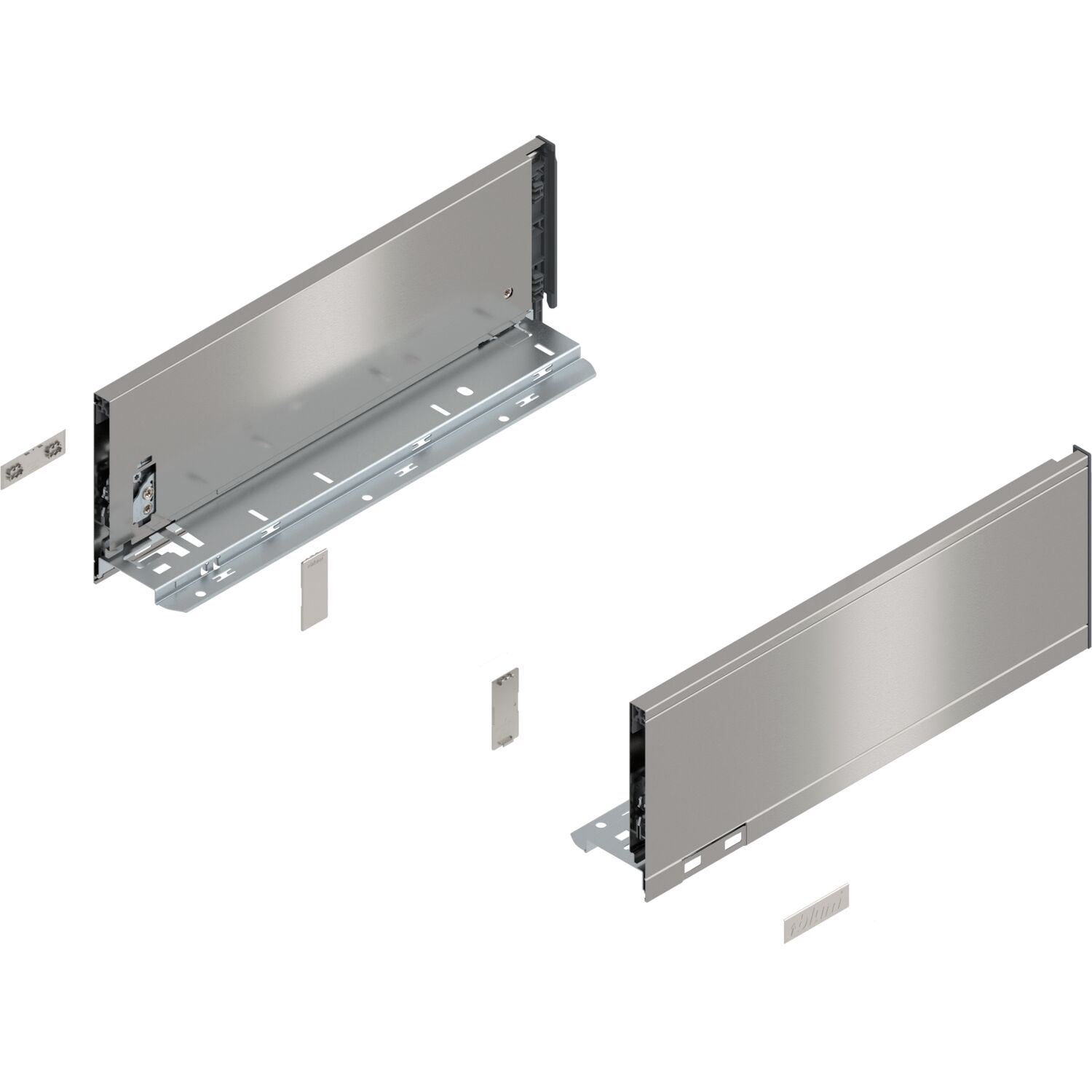 blum LEGRABOX pure Zarge Höhe K, NL 350, INOX (Anti-Fingerprint)